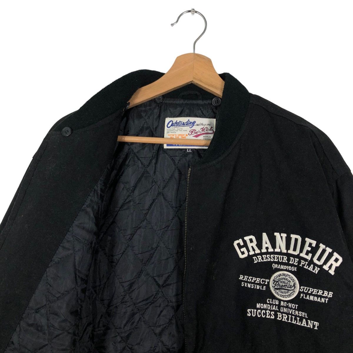 Japanese Brand 🔥90’s Riot Riot Vintage Bomber Jacket Grandeur Outstanding Size US L / EU 52-54 / 3 - 10 Thumbnail