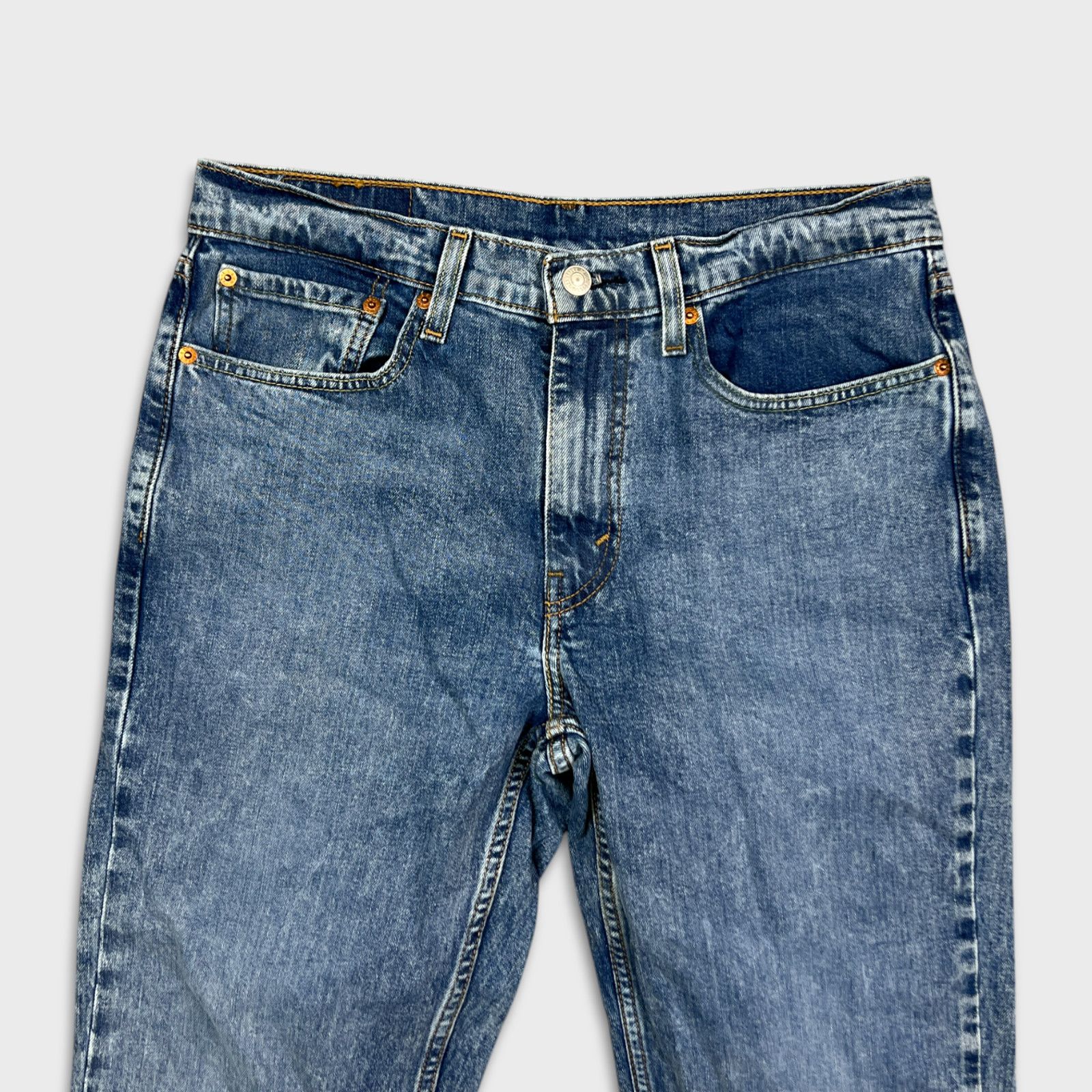 Levi's × Vintage Levi's 514 Jeans 32x32 Blue Straight Fit Faded Denim Pants Size US 32 / EU 48 - 2 Thumbnail