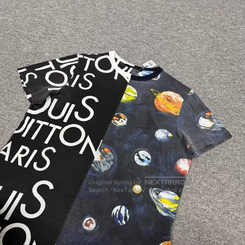 Louis Vuitton Louis Vuitton Planet Patchwork Short Sleeves Size US S / EU 44-46 / 1 - 3 Thumbnail