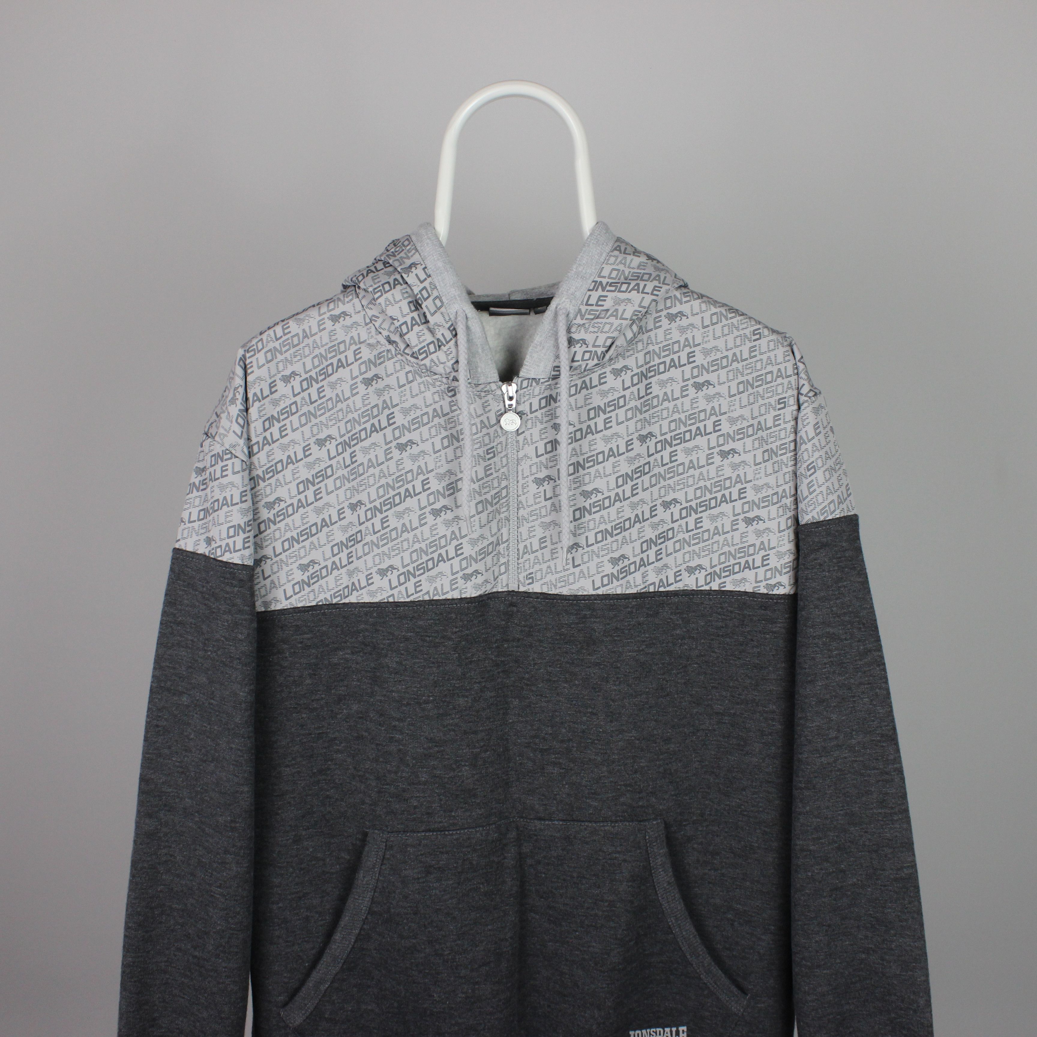Lonsdale Lonsdale sweatshirt jumper men cotton L gray multilogo Size US L / EU 52-54 / 3 - 1 Thumbnail