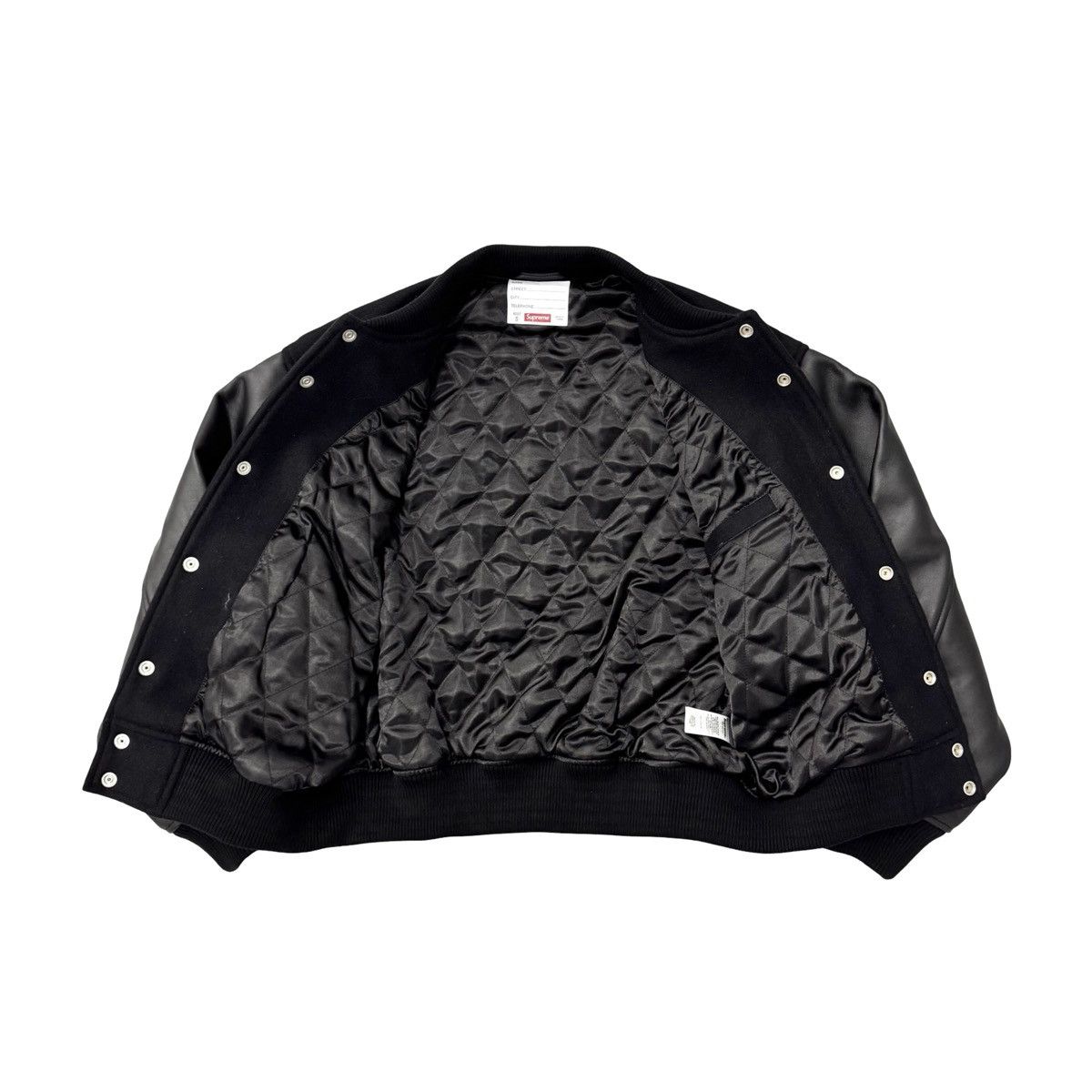 Supreme Supreme Cross Varsity Jacket Black Size US S / EU 44-46 / 1 - 3 Thumbnail