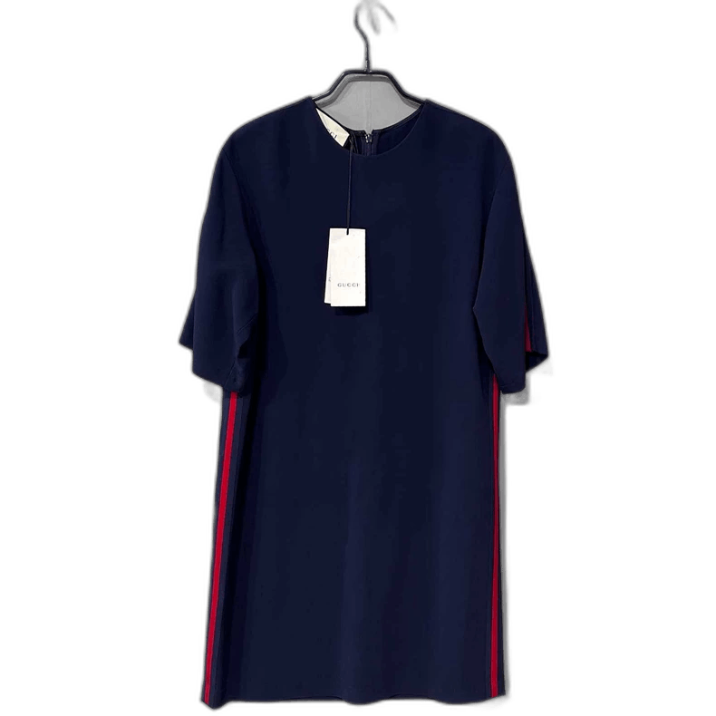 Gucci Gucci Silk Side Stripe Dress Size M / US 6-8 / IT 42-44 - 1 Thumbnail