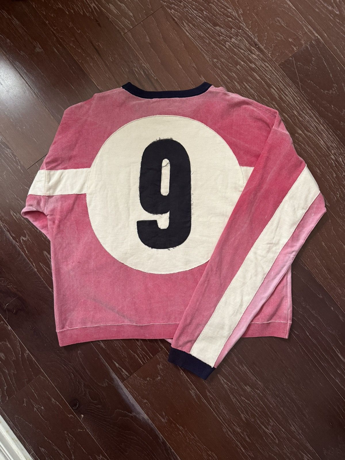 424 424 Soccer Knit Red Vintage Dying Size US L / EU 52-54 / 3 - 3 Thumbnail