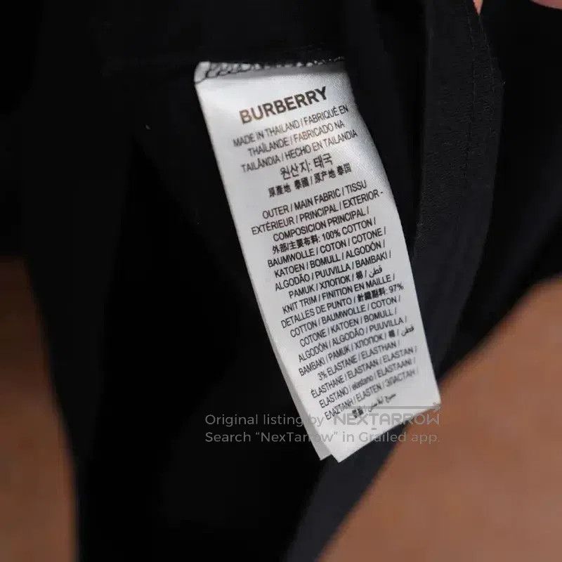 Burberry Burberry Black Logo Short Sleeve T-Shirt. Size XXS / US 00 / IT 34 - 5 Thumbnail