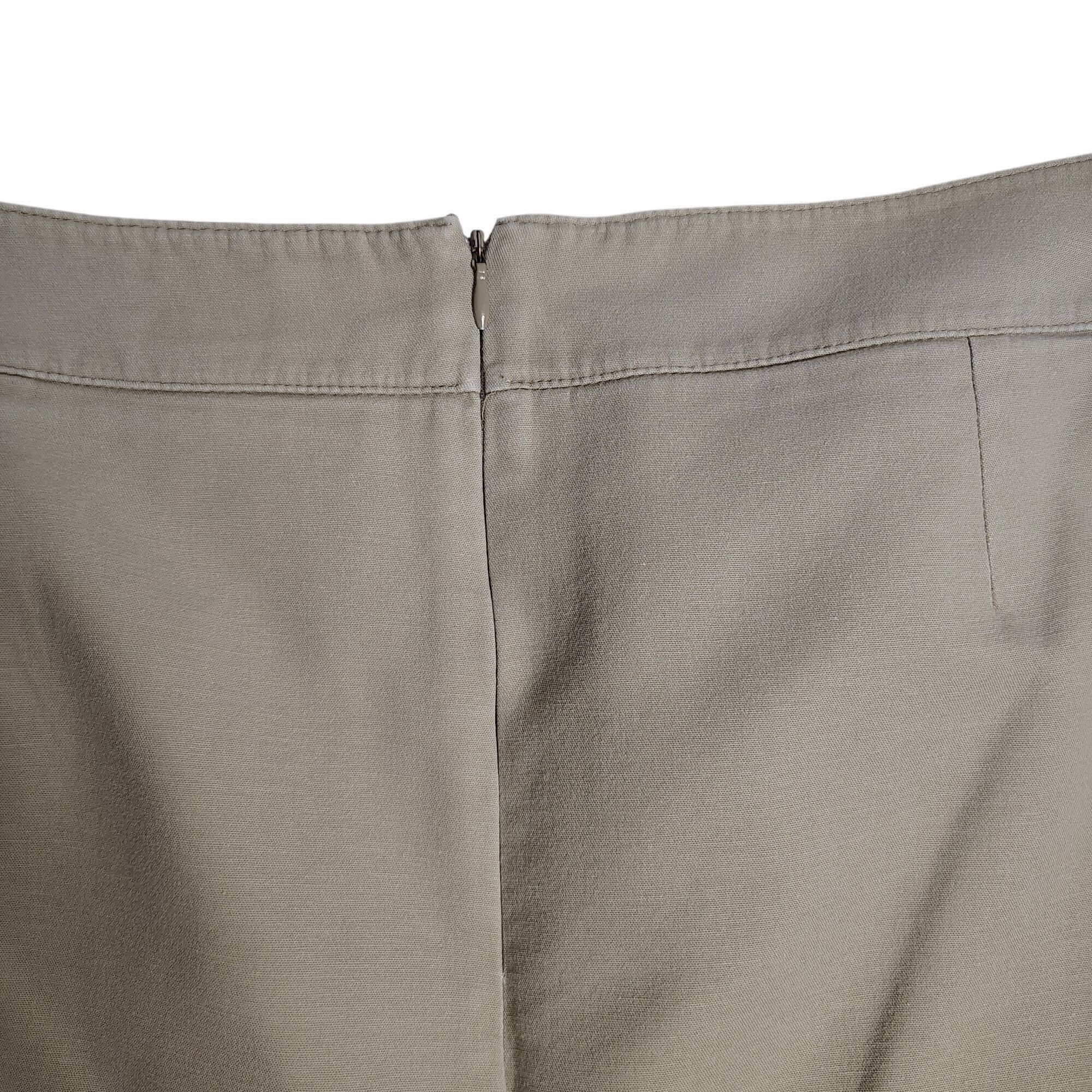 Merona Merona Womens 18 Stretch Khaki Cotton Polyester Lined Skirt Size 40" / US 18 - 5 Thumbnail