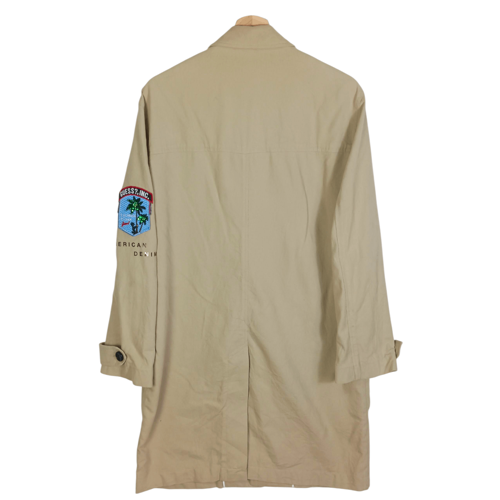Guess Guess American Denim Trench Coat Size L / US 10 / IT 46 - 2 Thumbnail
