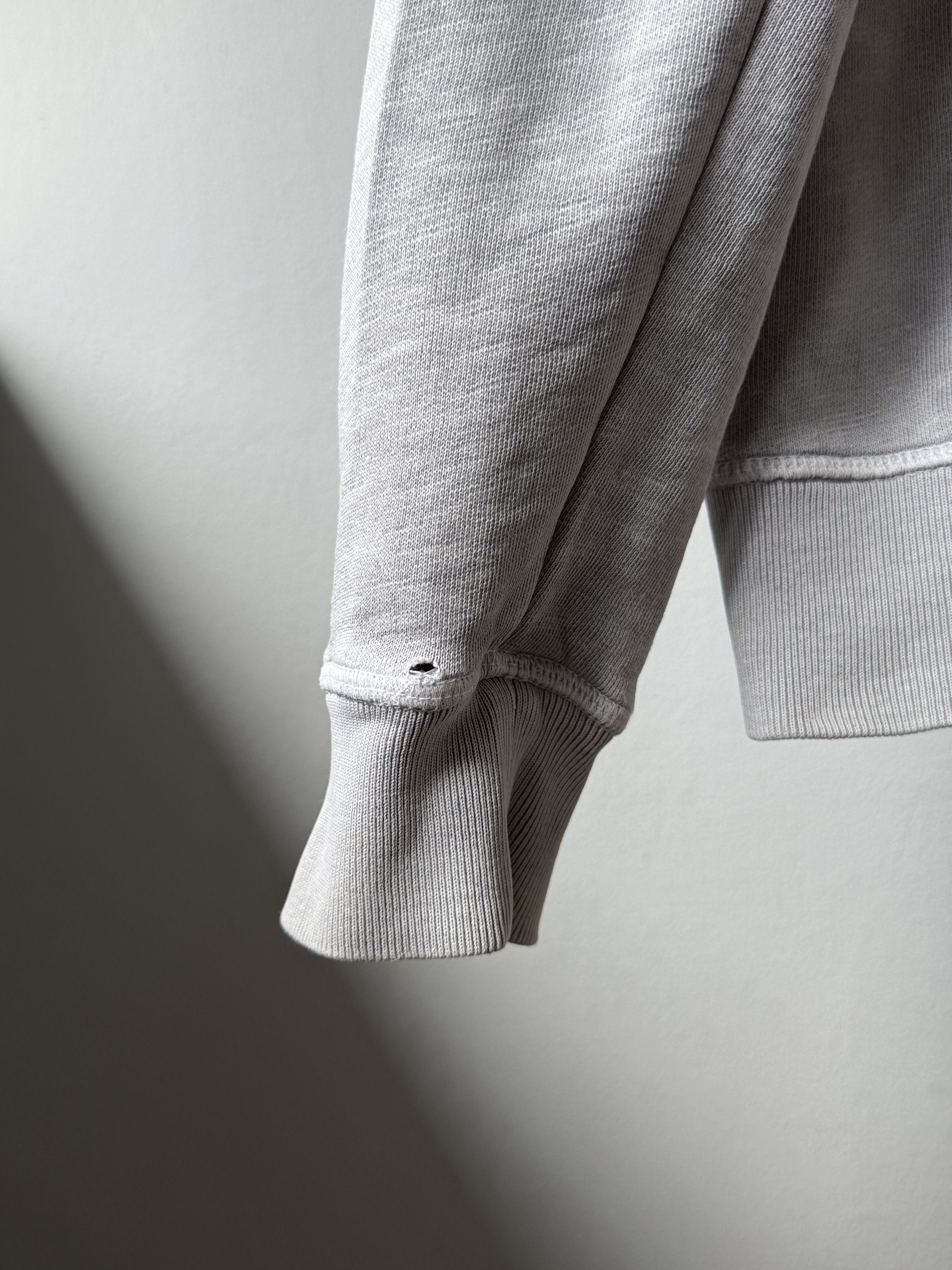 Allsaints Allsaints Wilde Crew Neck Grey Marl Cotton Logo Sweatshirt Size US XS / EU 42 / 0 - 13 Thumbnail