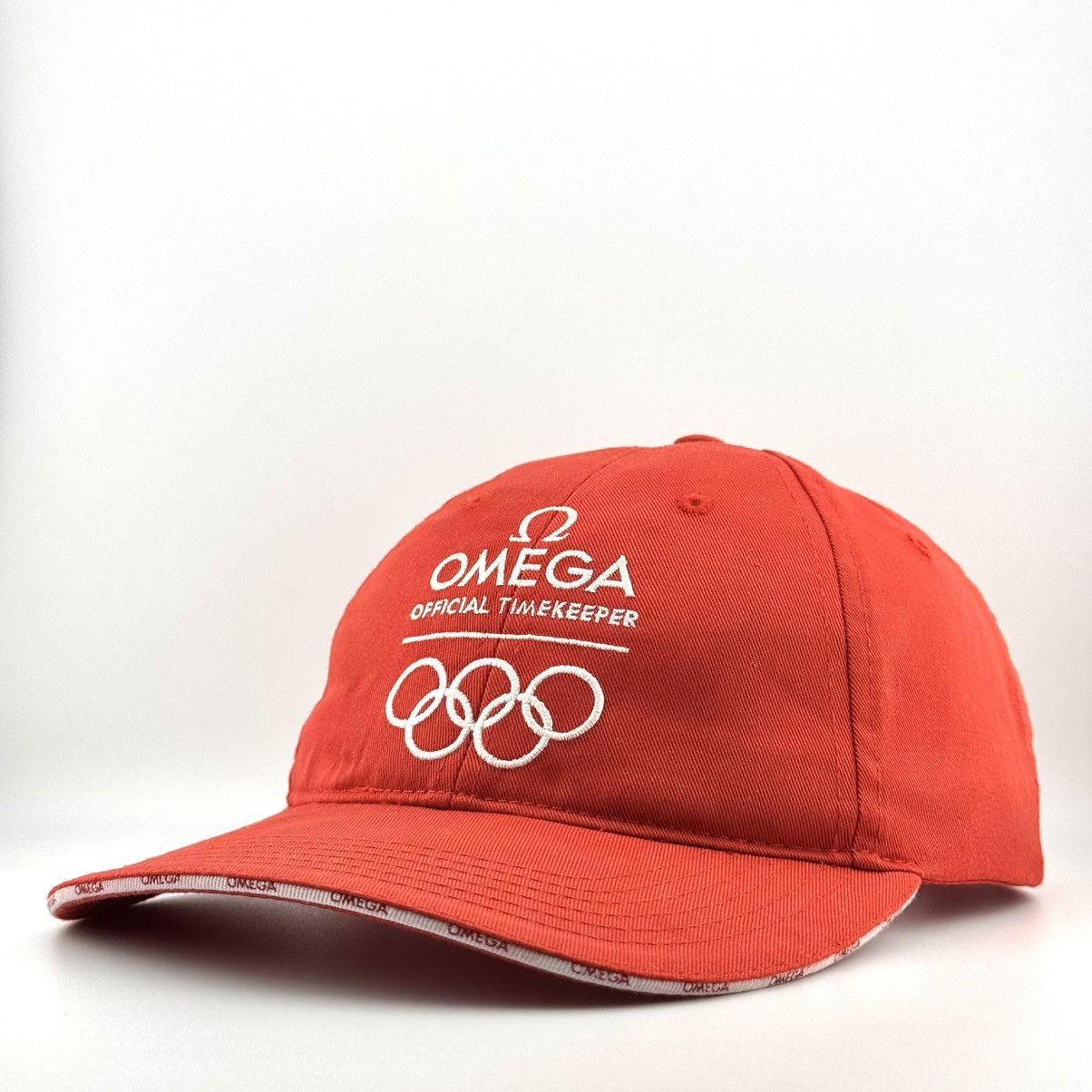 Omega Omega Olympic Official Timekeeper Red Cap Size ONE SIZE - 4 Thumbnail