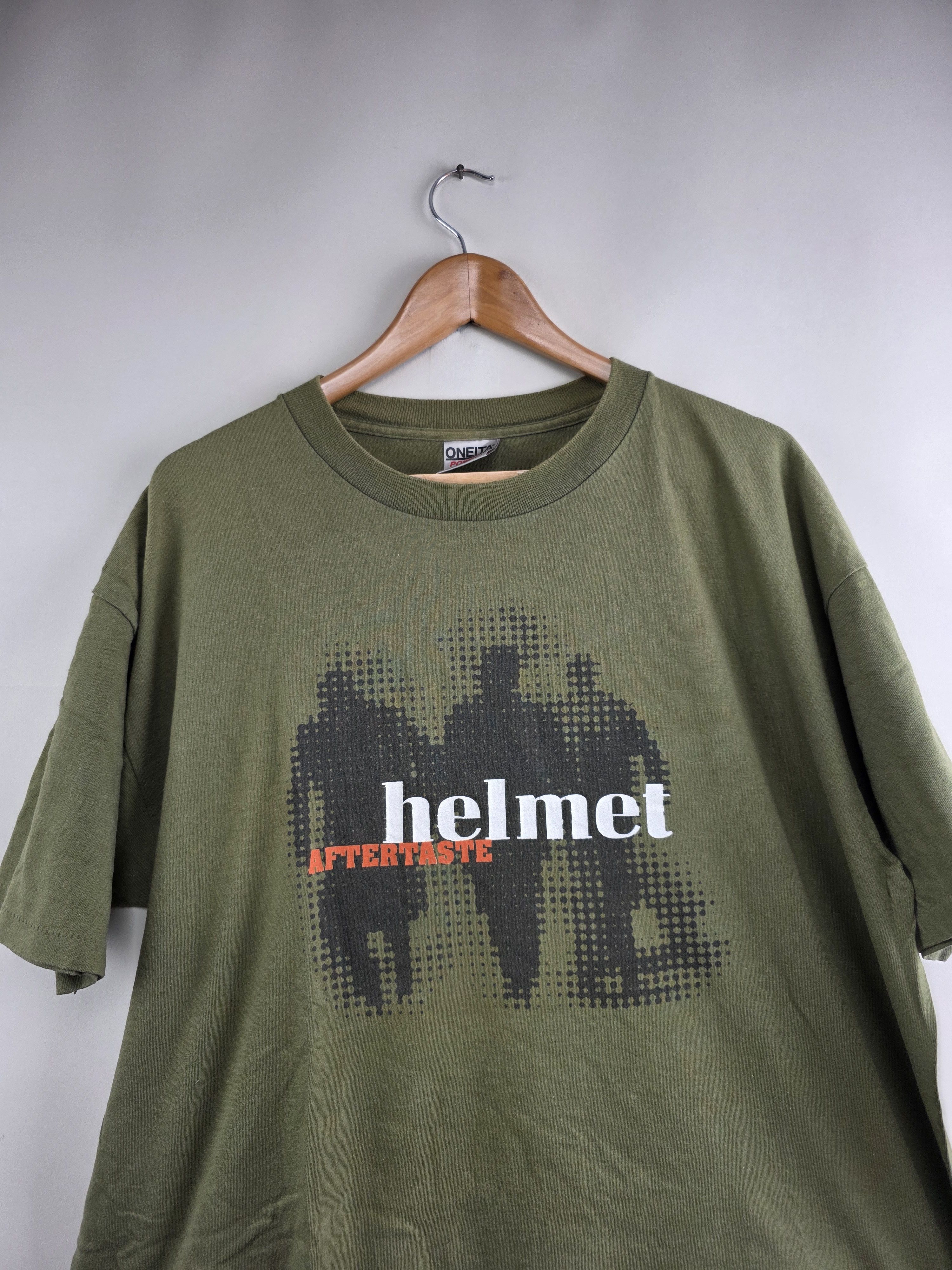 Band Tees 1997 Helmet Aftertaste 90s vintage T shirt XL 24" 29.5" Size US XL / EU 56 / 4 - 2 Thumbnail