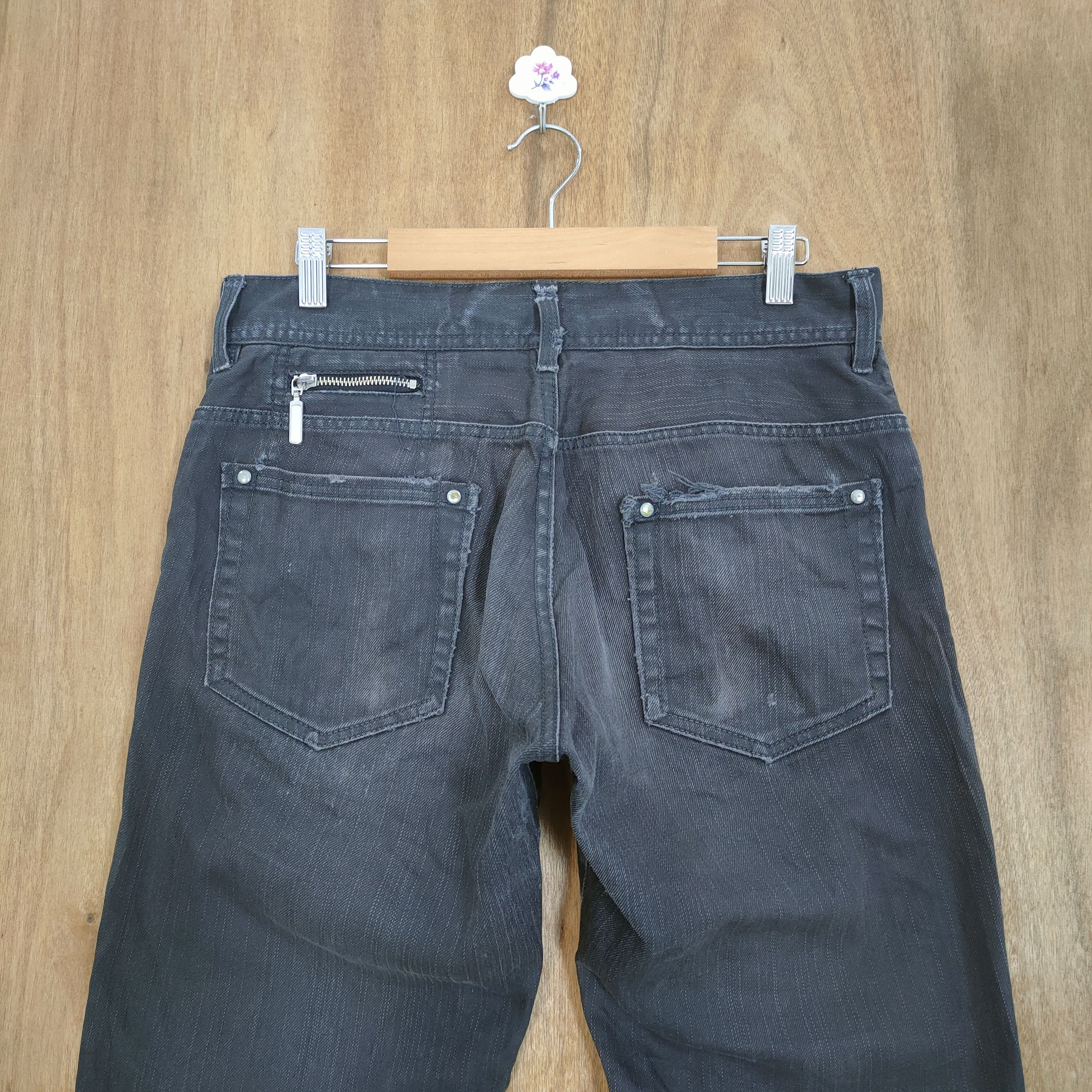Japanese Brand JAPANESE BRAND BLACK JEANS PANTS MULTIPOCKET Size US 31 - 6 Thumbnail