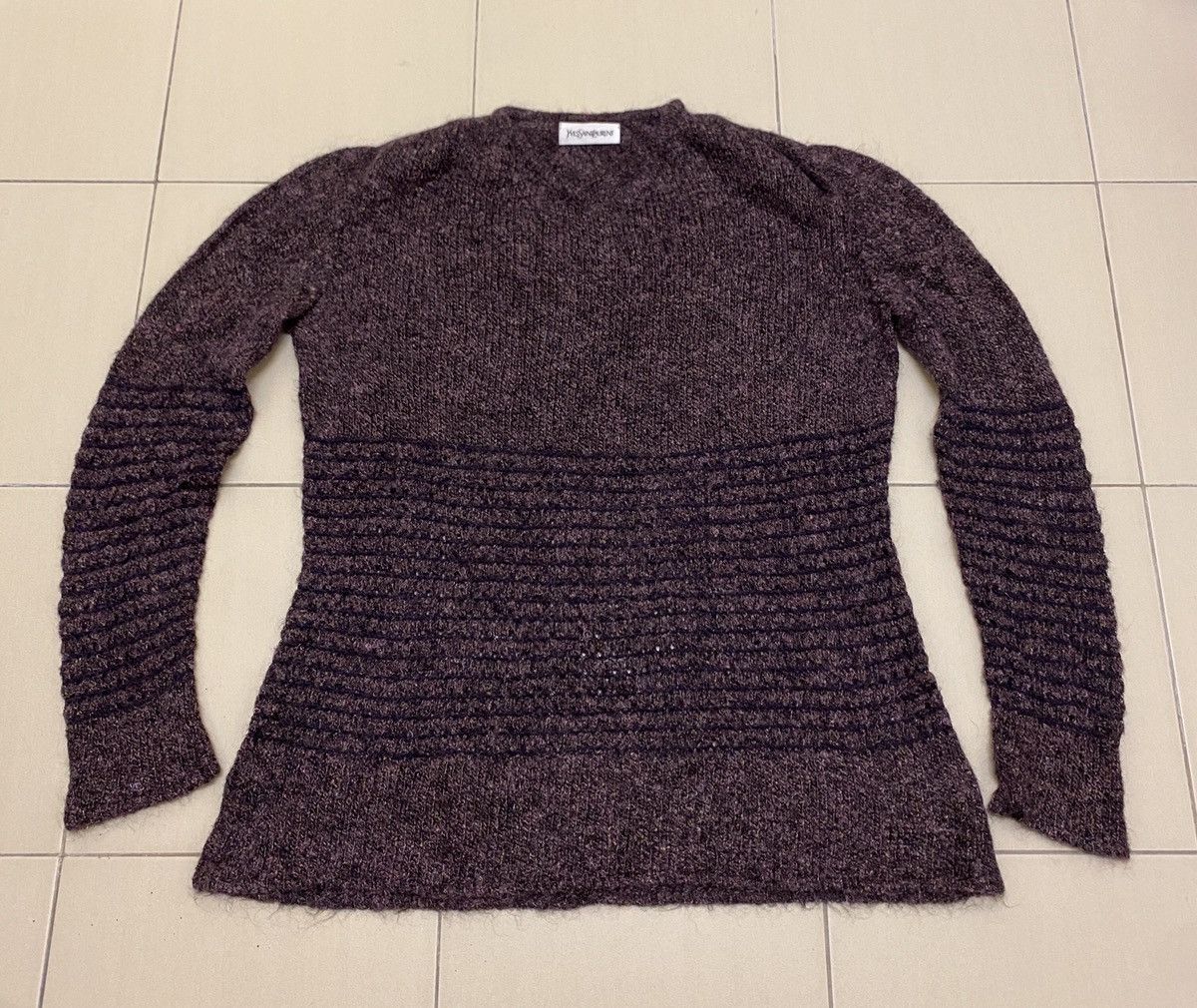 Yves Saint Laurent YSL Mesh Long Sleeve Size M / US 6-8 / IT 42-44 - 1 Thumbnail