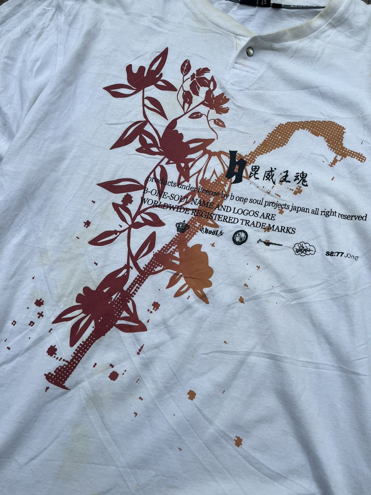 Beauty Beast × Hysteric Glamour × Japanese Brand DOUBLE LAYER B ONE GOTHIC POEM TEE Size US M / EU 48-50 / 2 - 4 Thumbnail