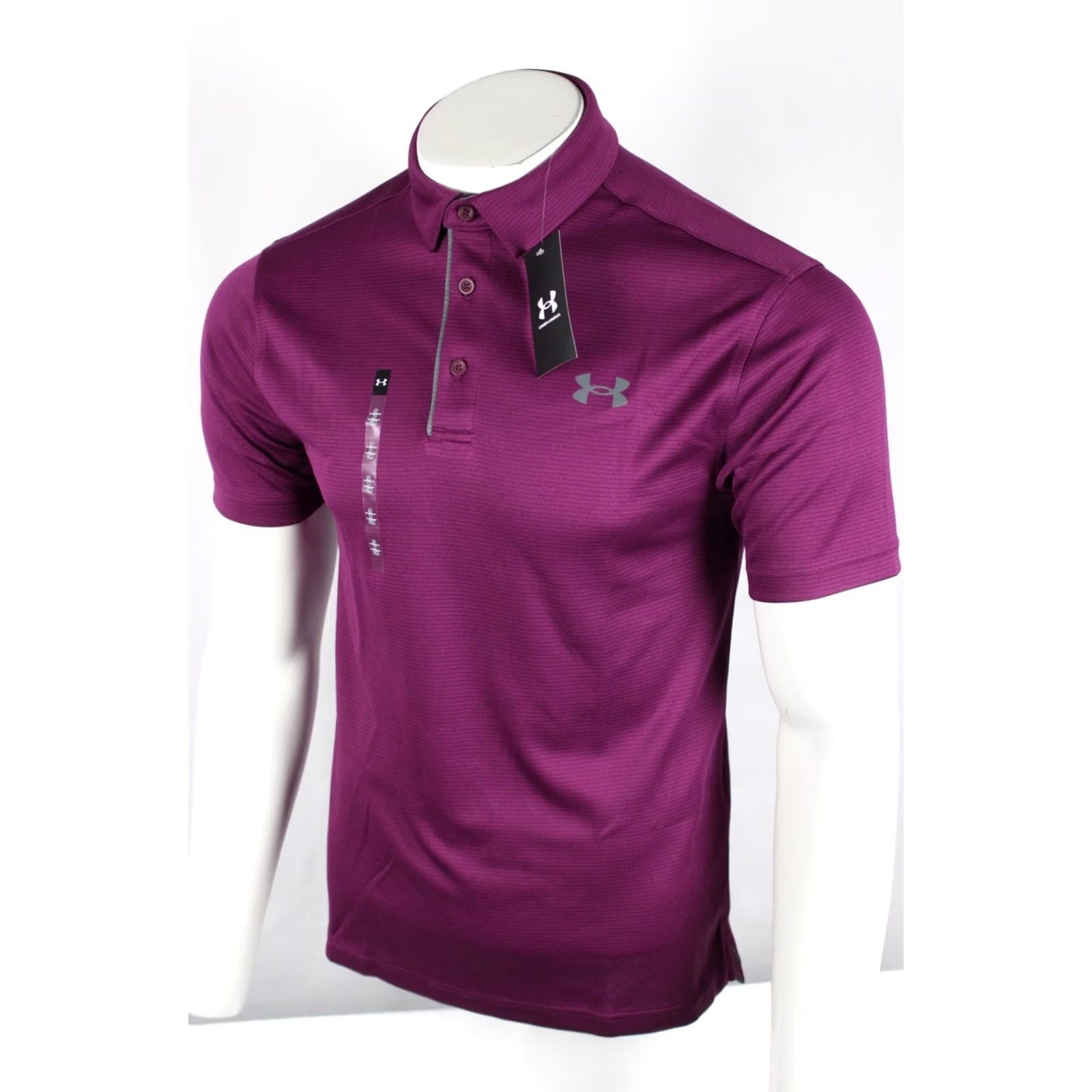 Under Armour Under Armour Men's Tech Polo Short Sleeve Shirt Purple Geminin 505 Polo Shirt Mens Purple Geminin 505 Size US S / EU 44-46 / 1 - 5 Thumbnail