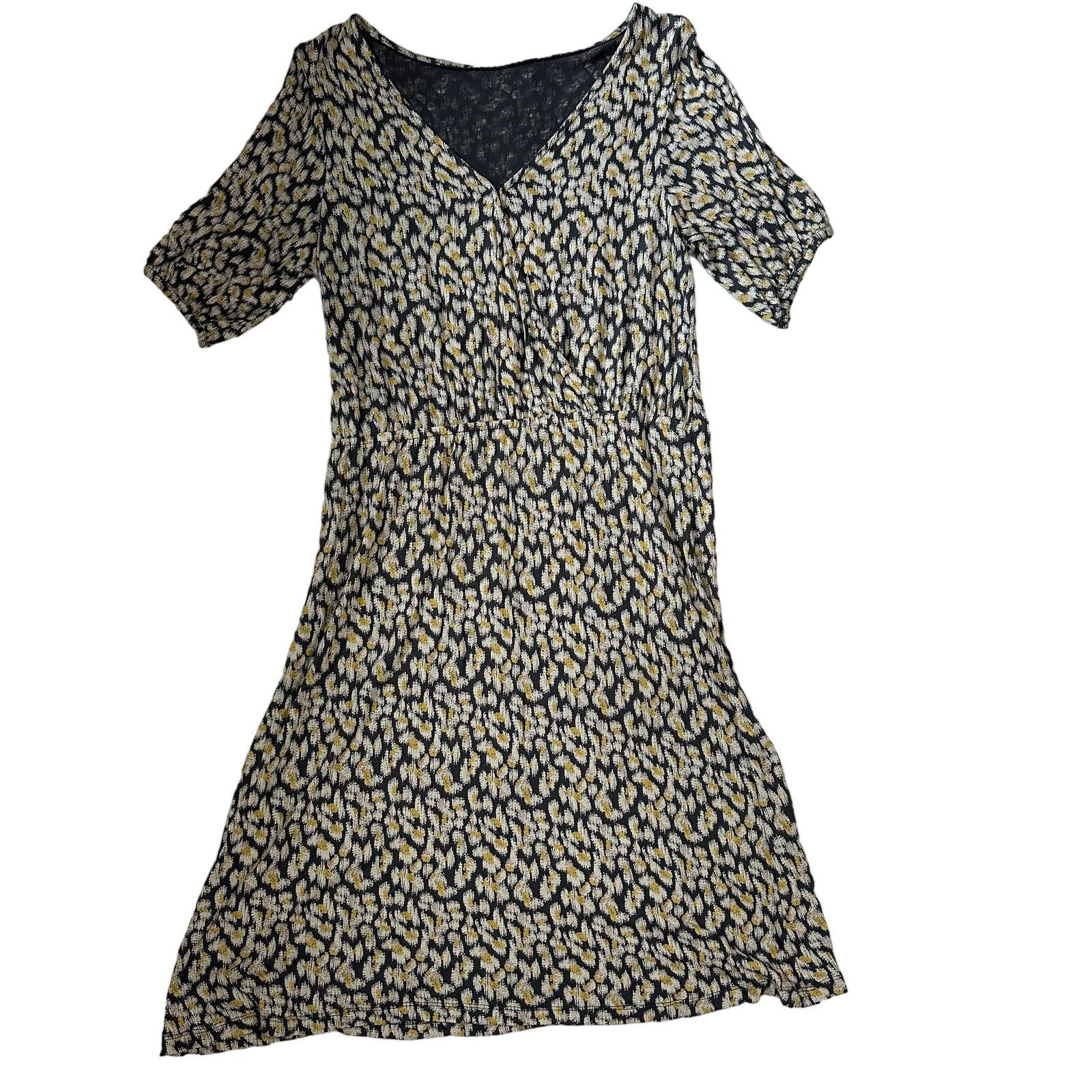 Other Fat Face Iona Ikat Faux Wrap Floral Midi Dress 10 M Size L / US 10 / IT 46 - 1 Thumbnail