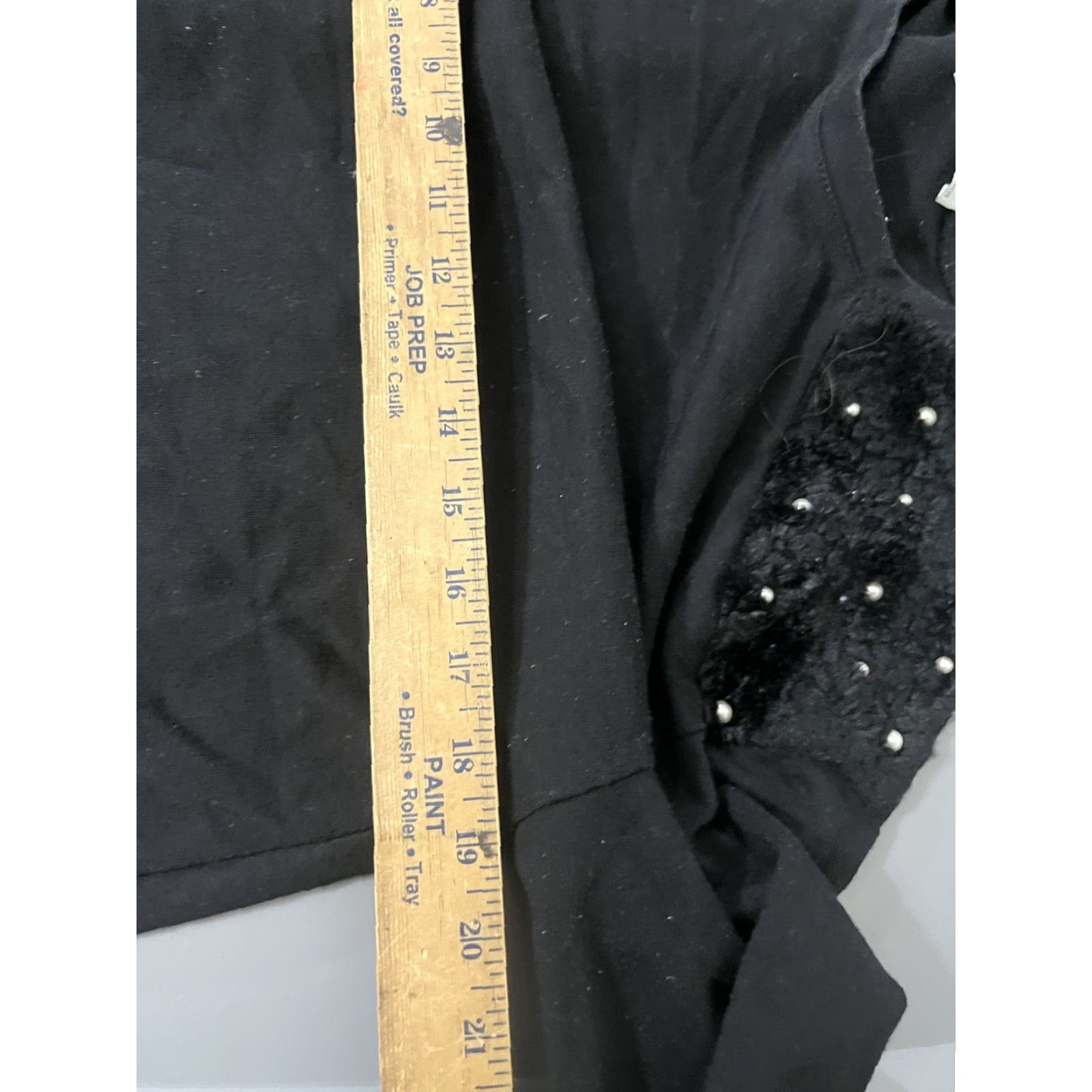 Zara Zara Black Oversized Sweater Women M Crew Neck Balloon Sleeve Spring Beach Size M / US 6-8 / IT 42-44 - 5 Thumbnail