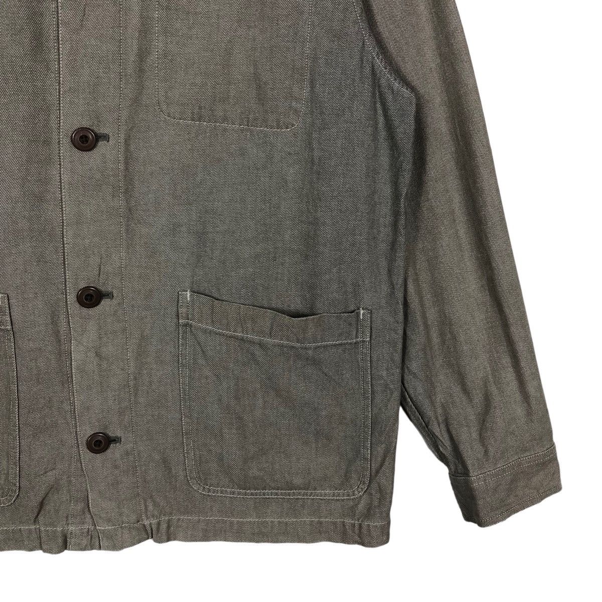 Japanese Brand 🔥90’s Hickory Chore Jacket Work Uniqlo Made in Japan Size US L / EU 52-54 / 3 - 4 Thumbnail