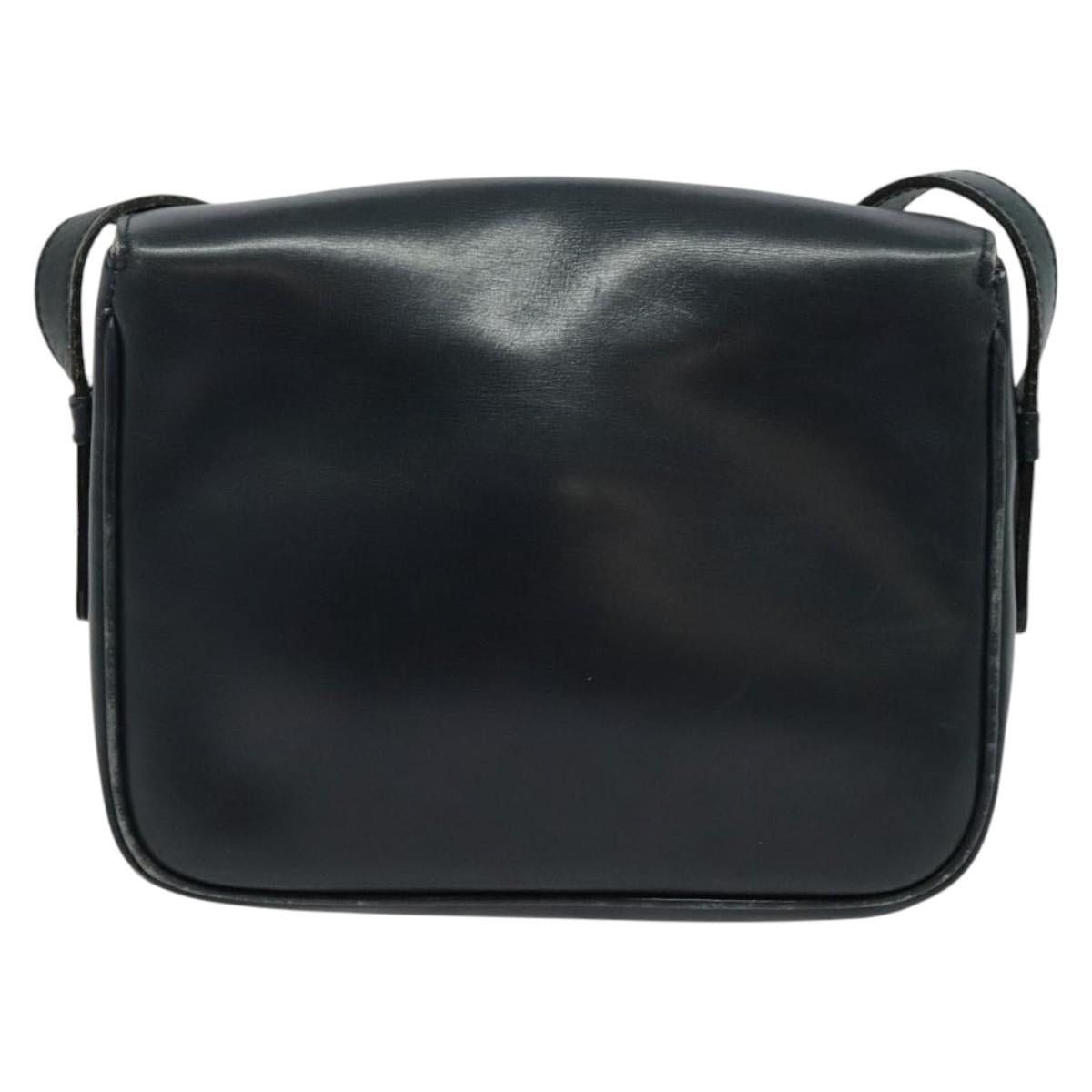 Celine CELINE Shoulder Bag Leather Navy Gold Size ONE SIZE - 3 Thumbnail