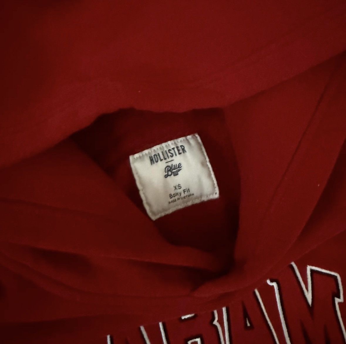 Hollister Alabama Tide Boxy Hoodie Size US XS / EU 42 / 0 - 4 Thumbnail