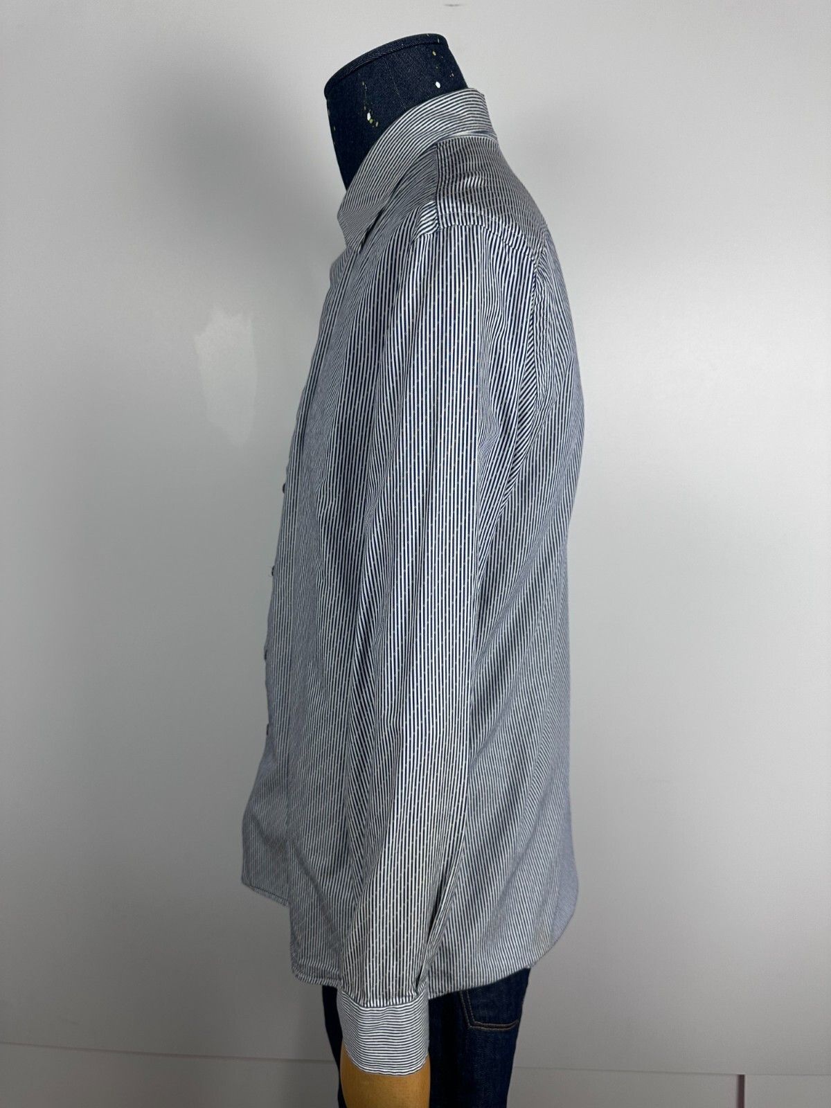 Paul Smith Paul Smith Dress Shirt Size 17.5 44 Striped Formal Slim Fit Size US L / EU 52-54 / 3 - 4 Thumbnail