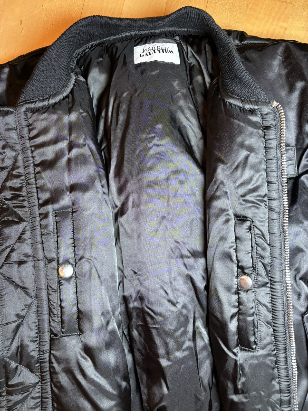Jean Paul Gaultier Jean Paul Gaultier Oversized Satin Bomber Jacket Size US S / EU 44-46 / 1 - 6 Thumbnail