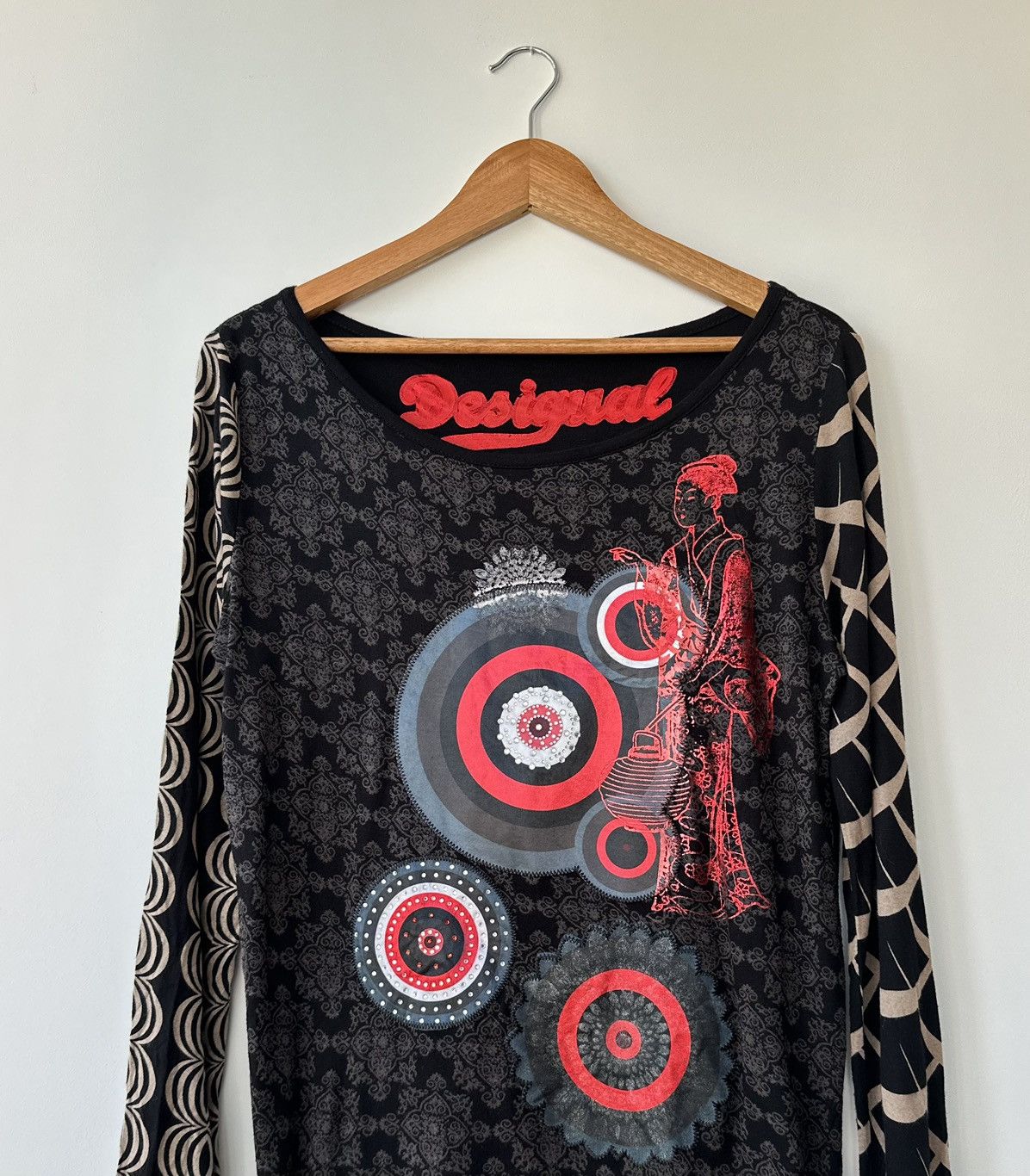 Desigual × Japanese Brand Desigual Women's Tunic Top Long Sleeve Shirt Size L Size L / US 10 / IT 46 - 5 Thumbnail