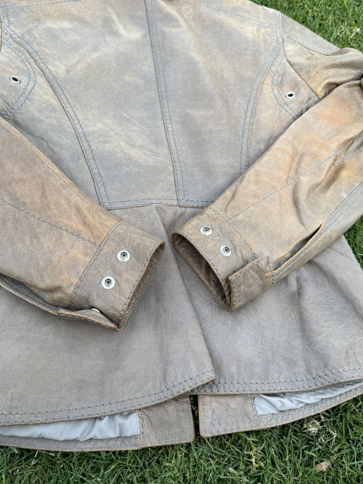 Prada Vintage Prada leather jacket Size S / US 4 / IT 40 - 18 Thumbnail