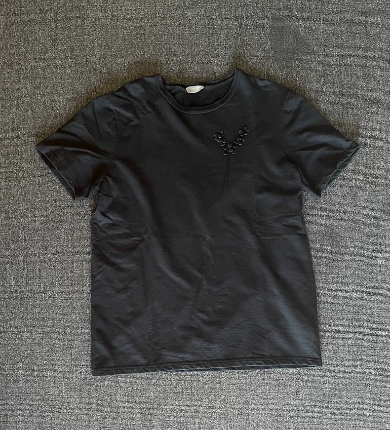 Dior Dior Black Bellflower Bead T-shirt-yf Size US XXL / EU 58 / 5 - 1 Thumbnail
