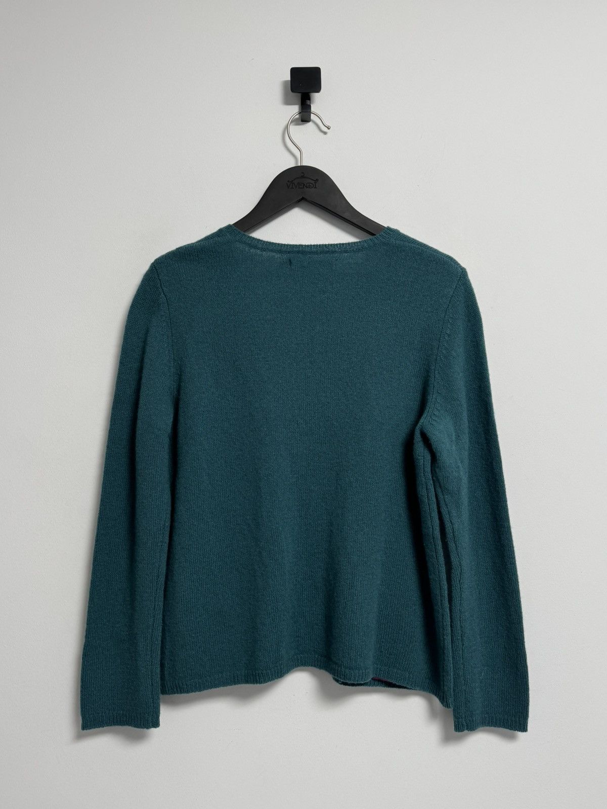 Gudrun Sjoden Gudrun Sjoden Cardigan Knit Sweater Wool Green Pink Pocket M Size M / US 6-8 / IT 42-44 - 11 Thumbnail