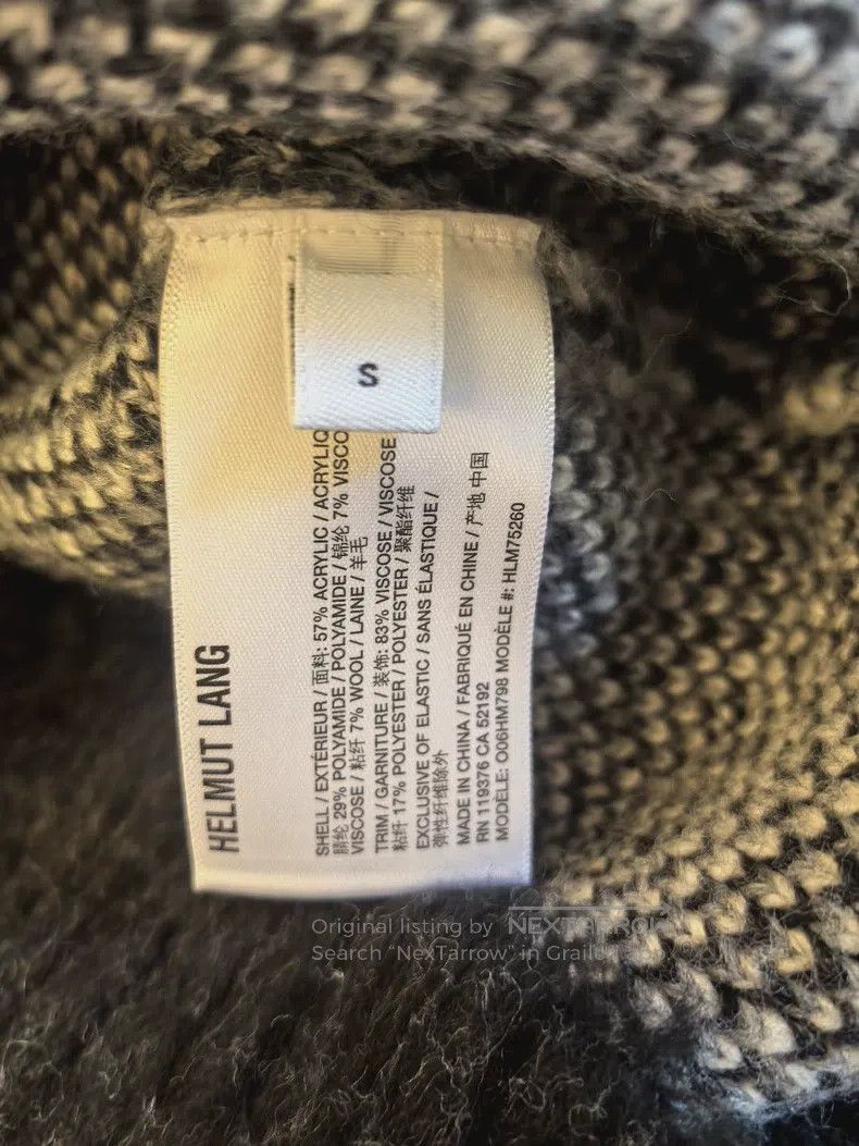 Helmut Lang Helmut Lang Checkered Turtleneck Sweater Size S / US 4 / IT 40 - 5 Thumbnail
