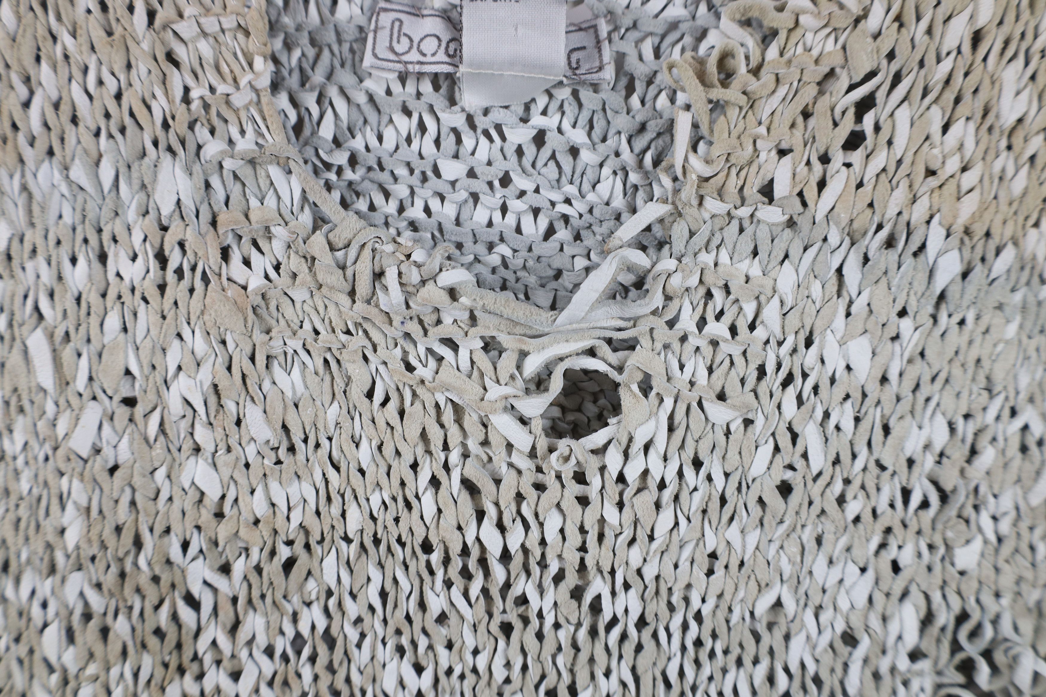 Vintage Vintage 90s Streetwear Braid Hand Knit Tank Top T-Shirt Size L / US 10 / IT 46 - 4 Thumbnail