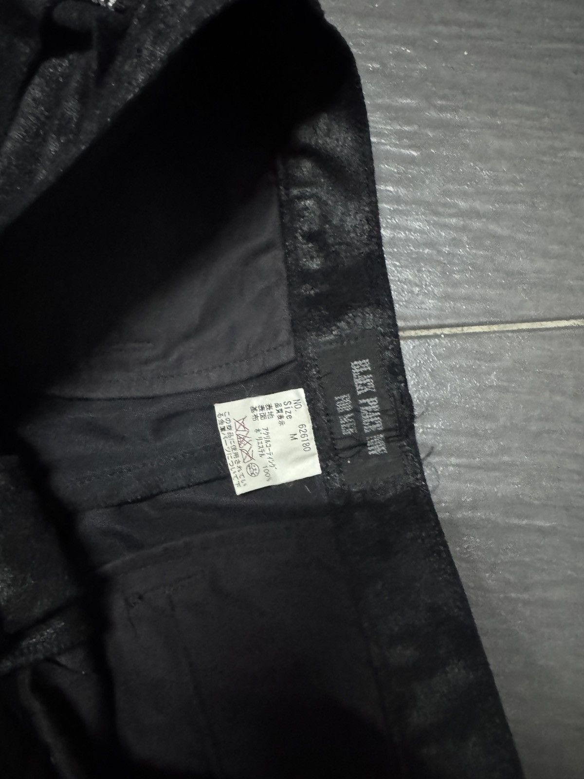 If Six Was Nine BLACK PEACE NOW PUNK STYLE PANTS Size US 31 - 5 Thumbnail