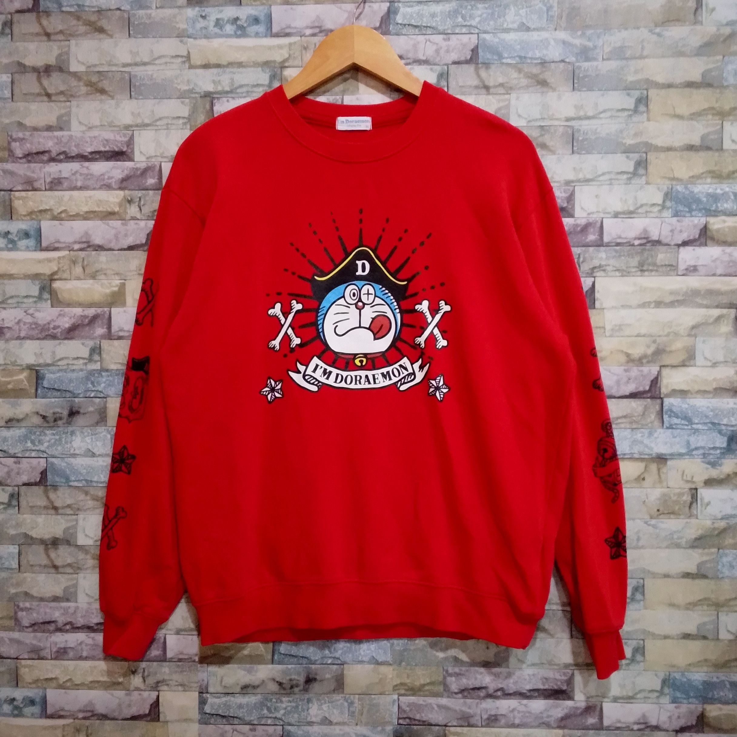 Vintage Vintage Doraemon Pirates Sweatshirt Size US M / EU 48-50 / 2 - 1 Thumbnail