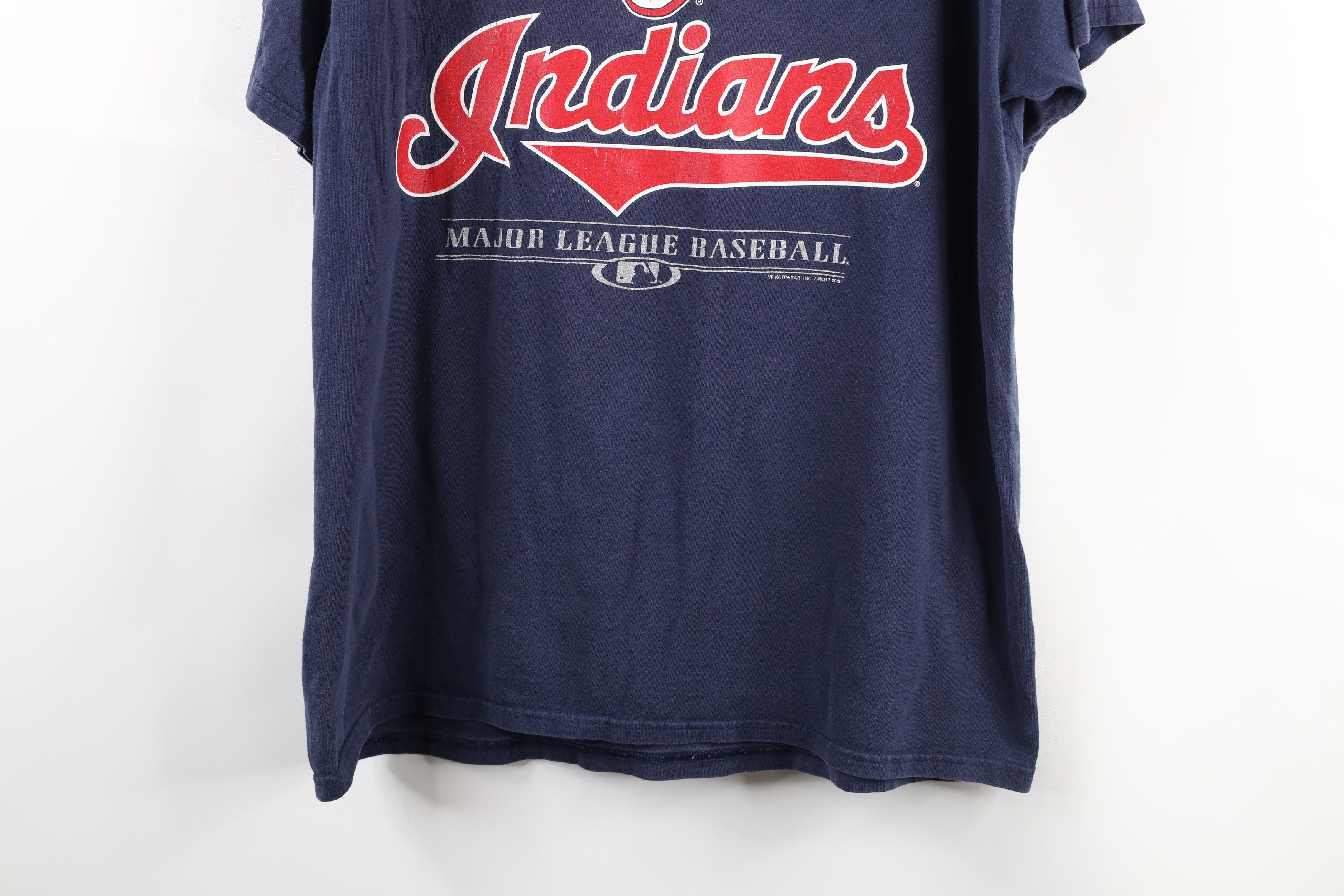 Vintage Vintage Y2K 2000 Chief Wahoo Cleveland Indians T-Shirt Size US L / EU 52-54 / 3 - 3 Thumbnail