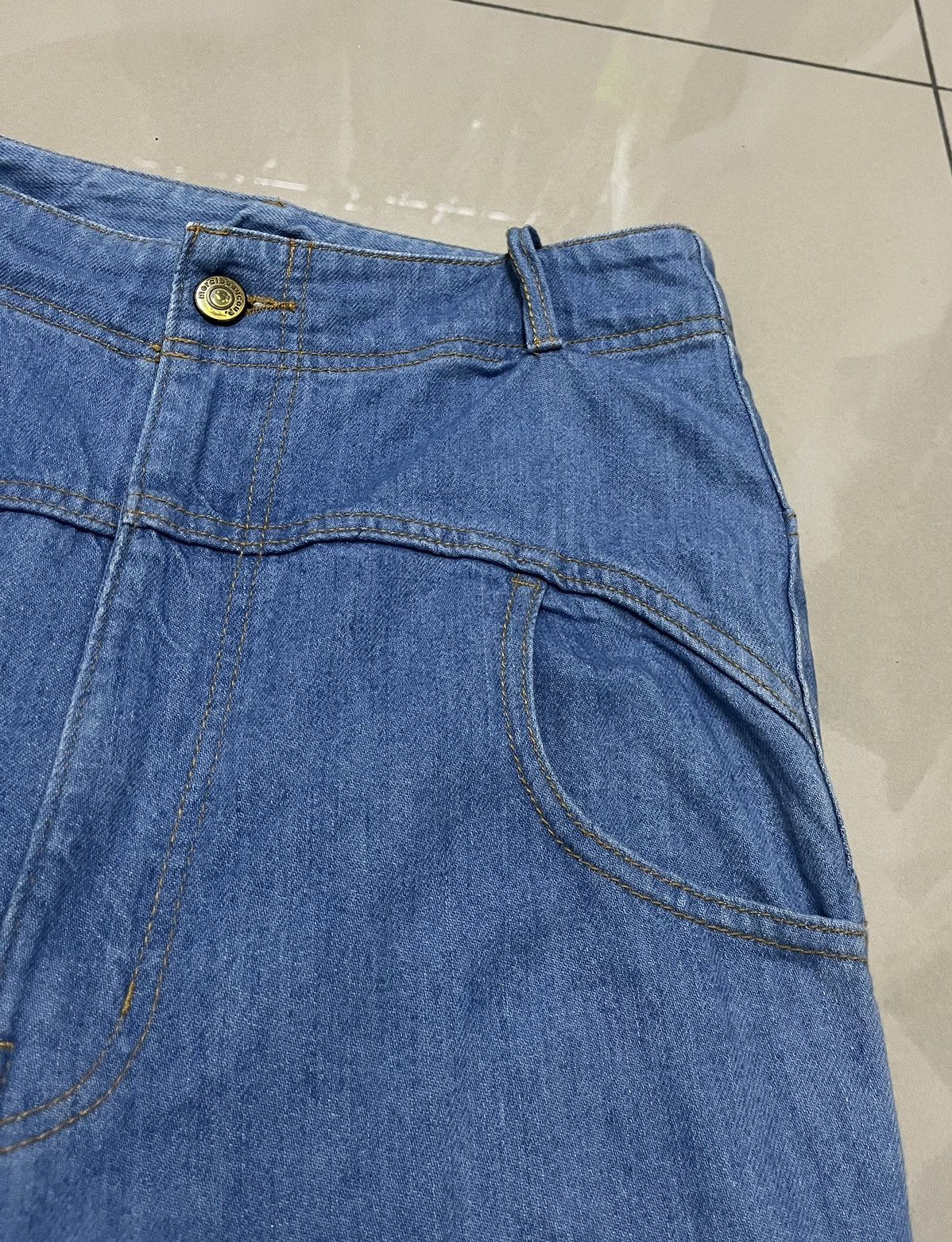 mercibeaucoup Vintage mercibeaucoup issey miyake designer dropcrotch jeans Size US 28 / EU 44 - 4 Thumbnail