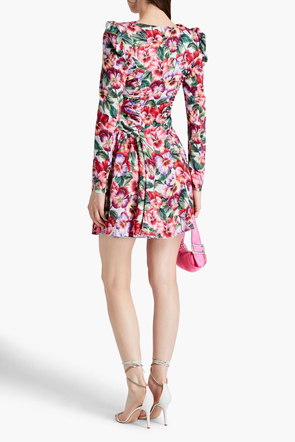Dolce & Gabbana o1y0825 Mini Dress in Multicolor Size L / US 10 / IT 46 - 3 Thumbnail