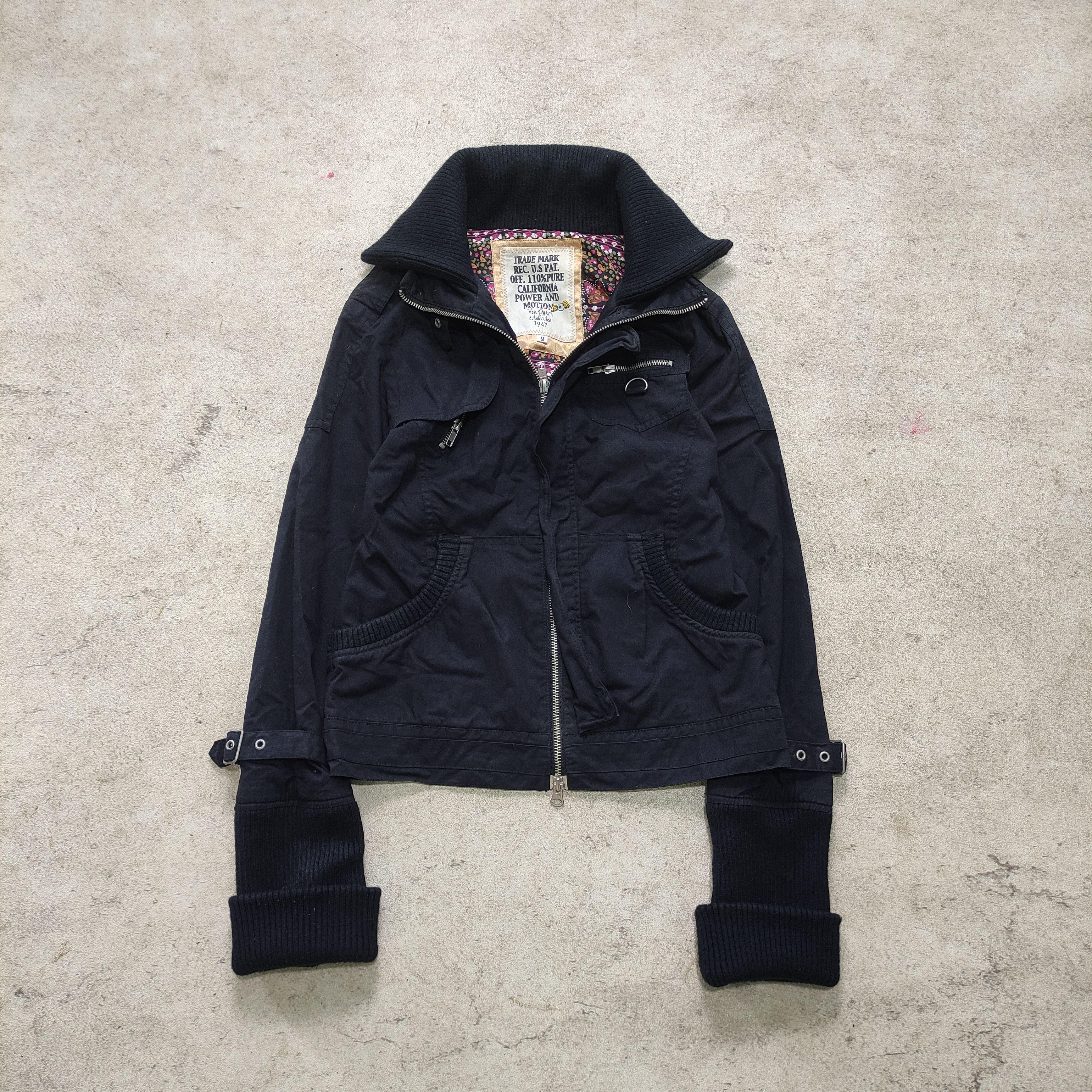 If Six Was Nine VonDutch Bondage Biker Jacket -2000s Size US M / EU 48-50 / 2 - 2 Thumbnail