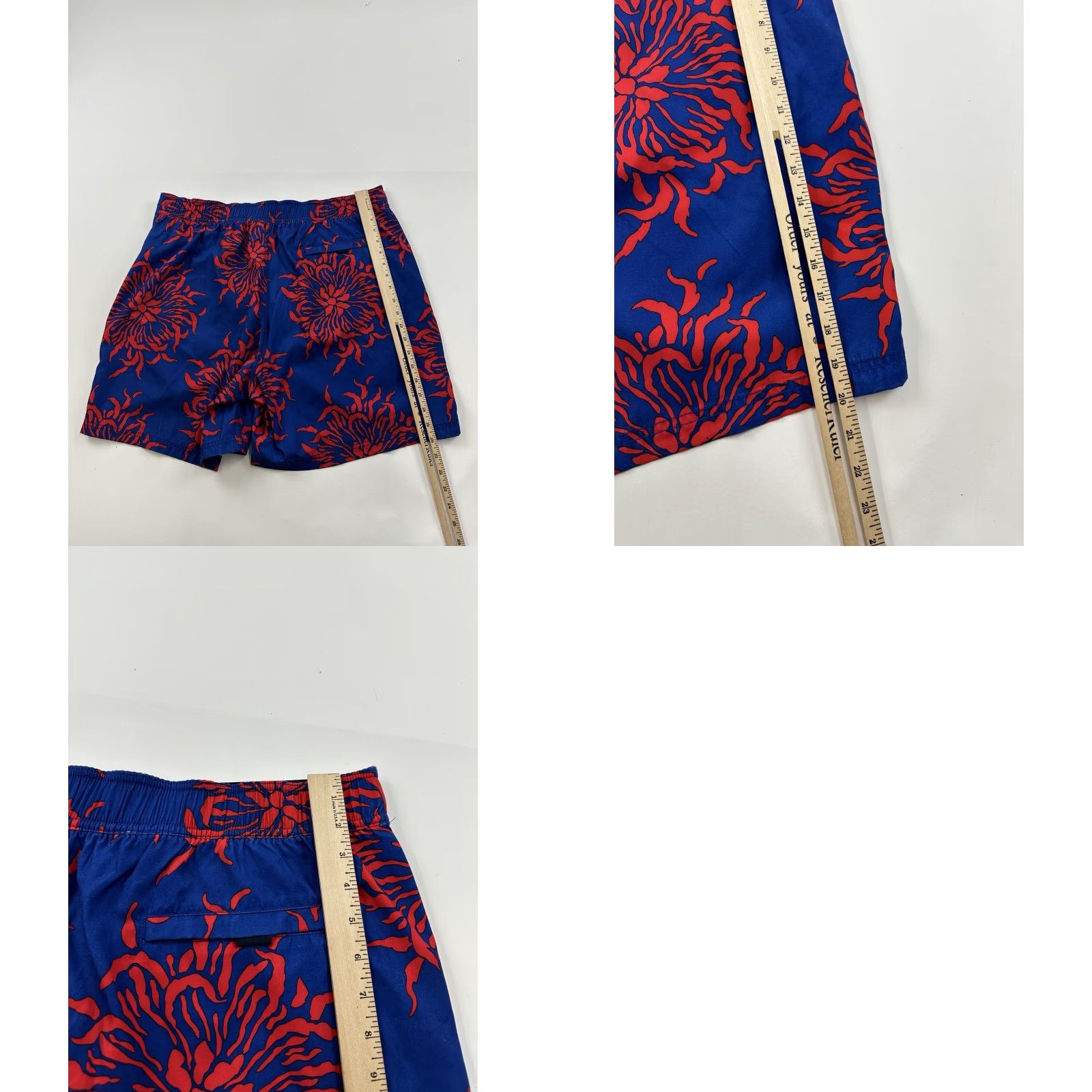 Nautica Nautica Swim Shorts Men’s 2XL Blue Floral Tropical Print Trunks Size US 39 - 8 Thumbnail