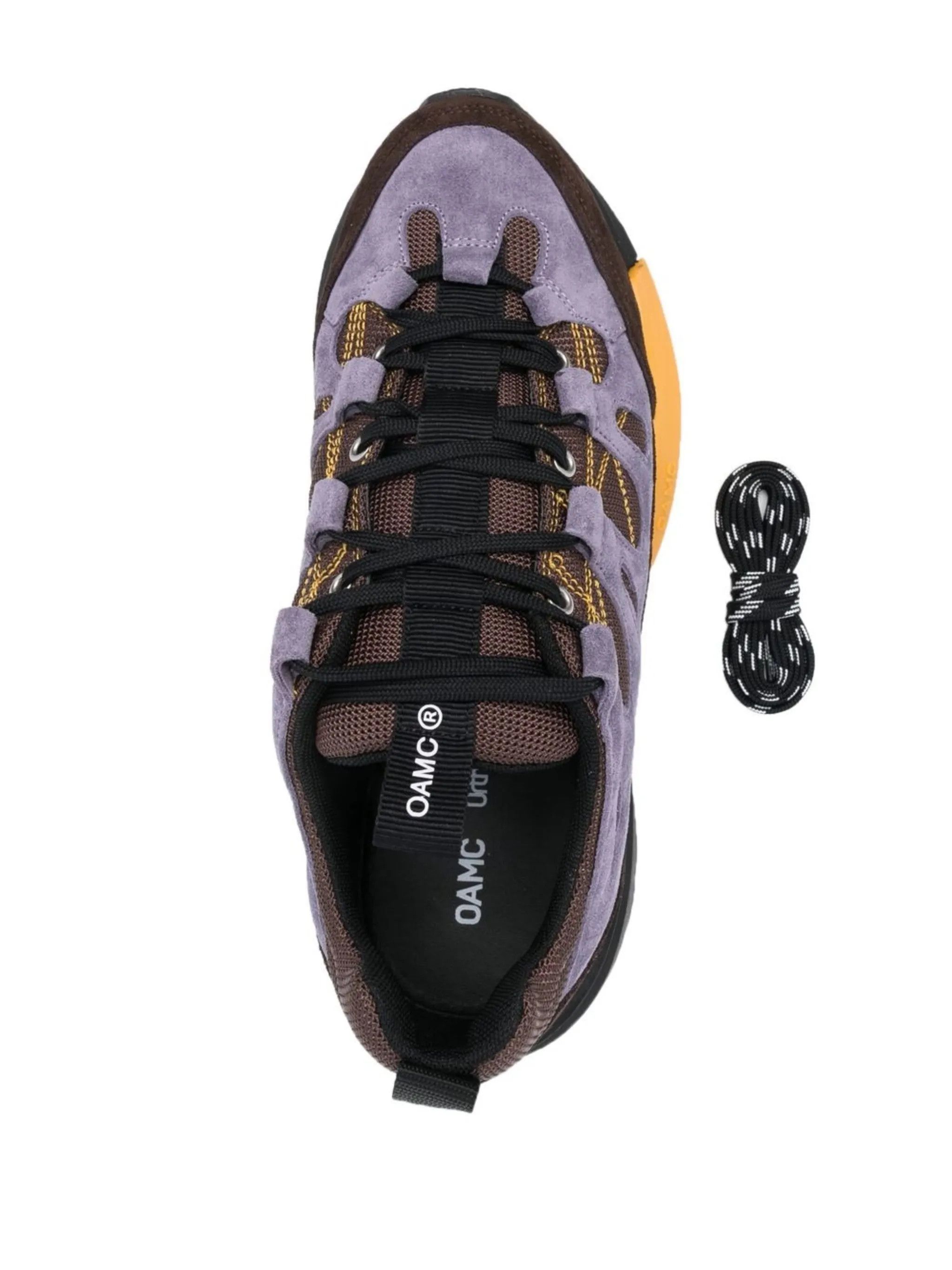 OAMC o1y0225 Logo Low-Top Sneakers in Lilac/Brown Size US 8 / EU 41 - 4 Thumbnail