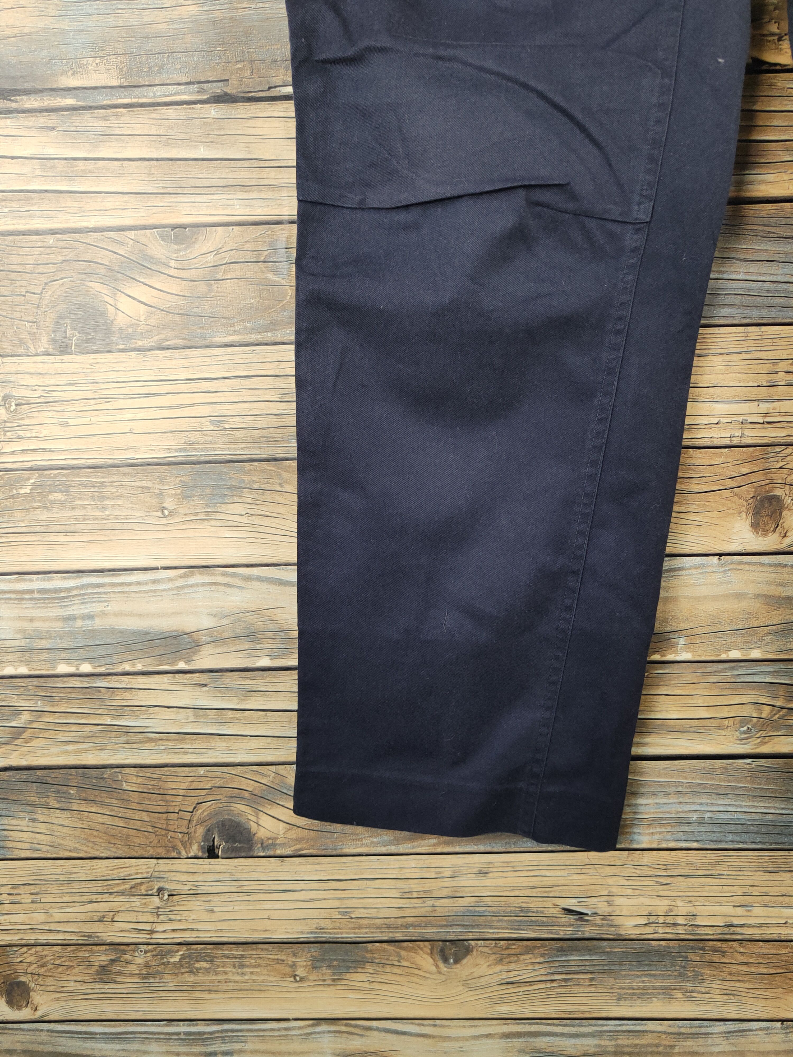 Japanese Brand DL Double X Action Navy Multipocket Cargo Pants #2347 Size US 35 - 4 Thumbnail