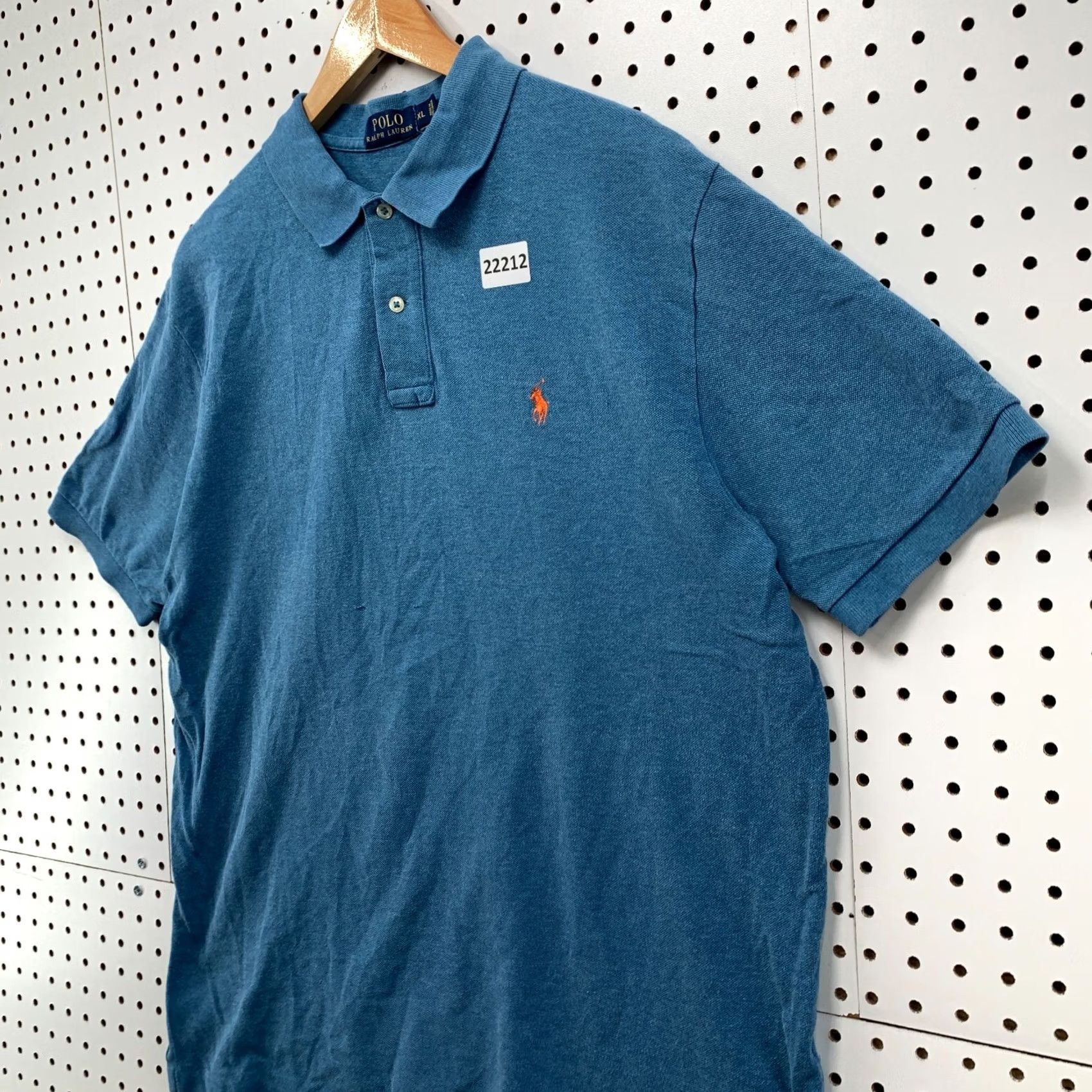 Polo Ralph Lauren Polo Ralph Lauren Polo Shirt Blue Orange Pony Men XL 24x30 Short Sleeve Size US XL / EU 56 / 4 - 7 Thumbnail