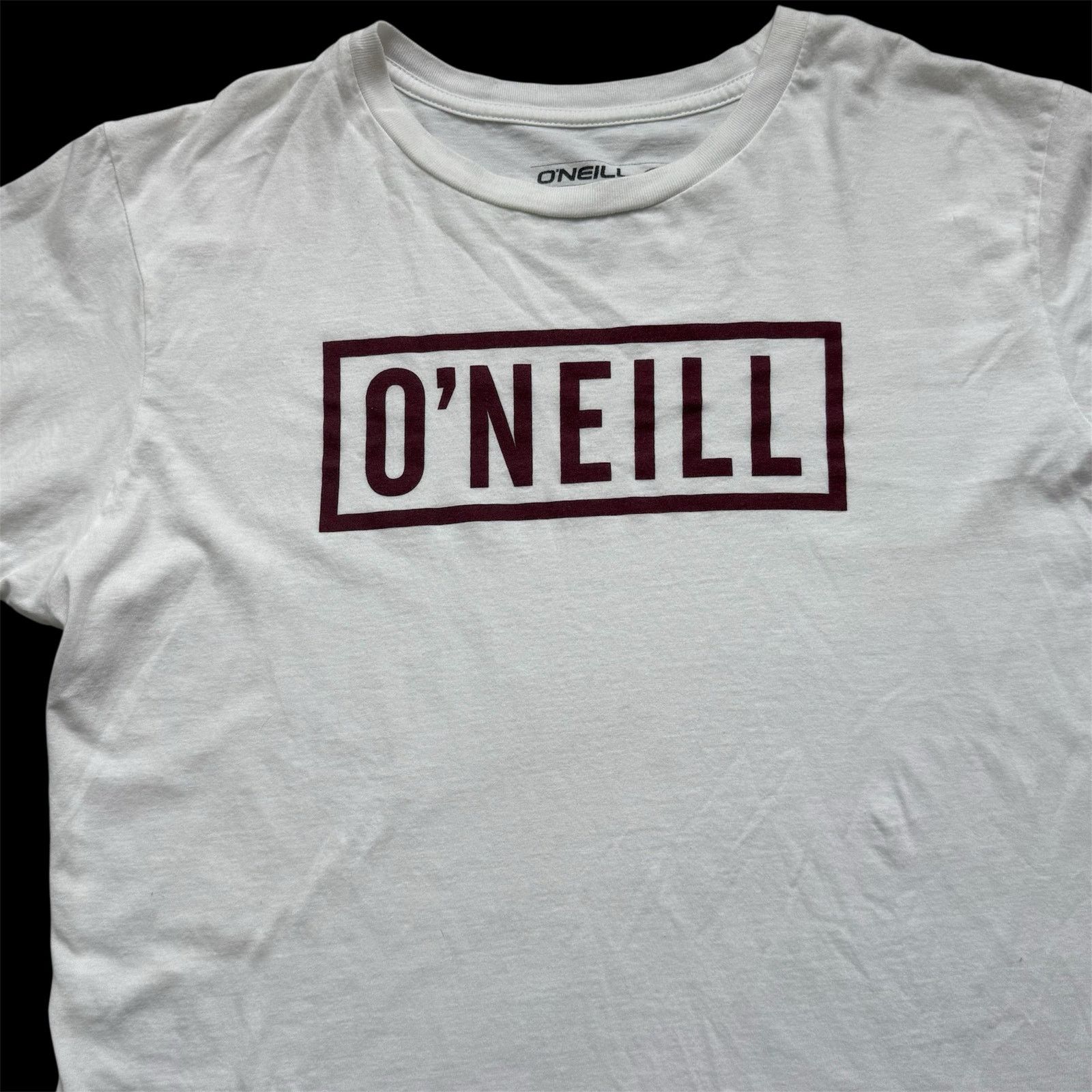 O'Neill Men's L O'Neill Premium Short Sleeve White Tee Shirt Maroon Size US L / EU 52-54 / 3 - 2 Thumbnail