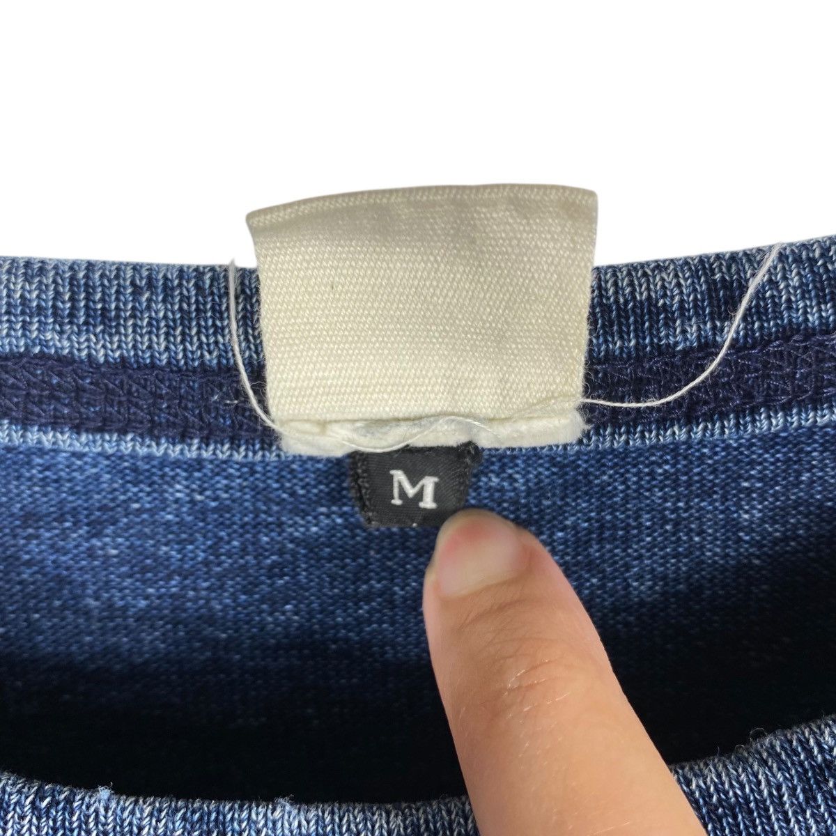 Eternal × Japanese Brand Concept By ETERNAL Natural Indigo Dyed Longsleeve Tee Shirt Size US M / EU 48-50 / 2 - 5 Thumbnail
