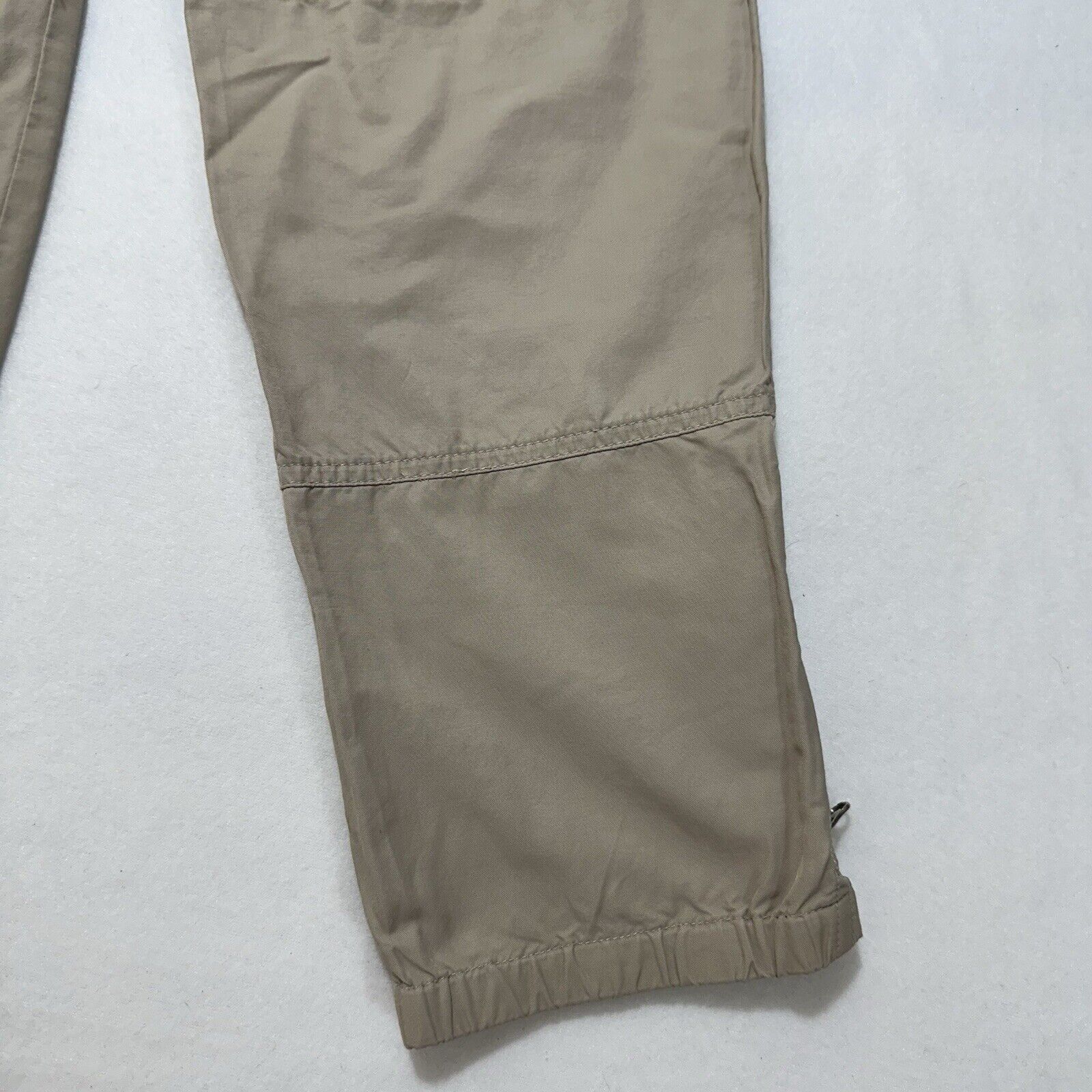 Vince Vince 2 Capri Chino Beige Pants Flat Front Zip Ankles Size 26" / US 2 / IT 38 - 13 Thumbnail