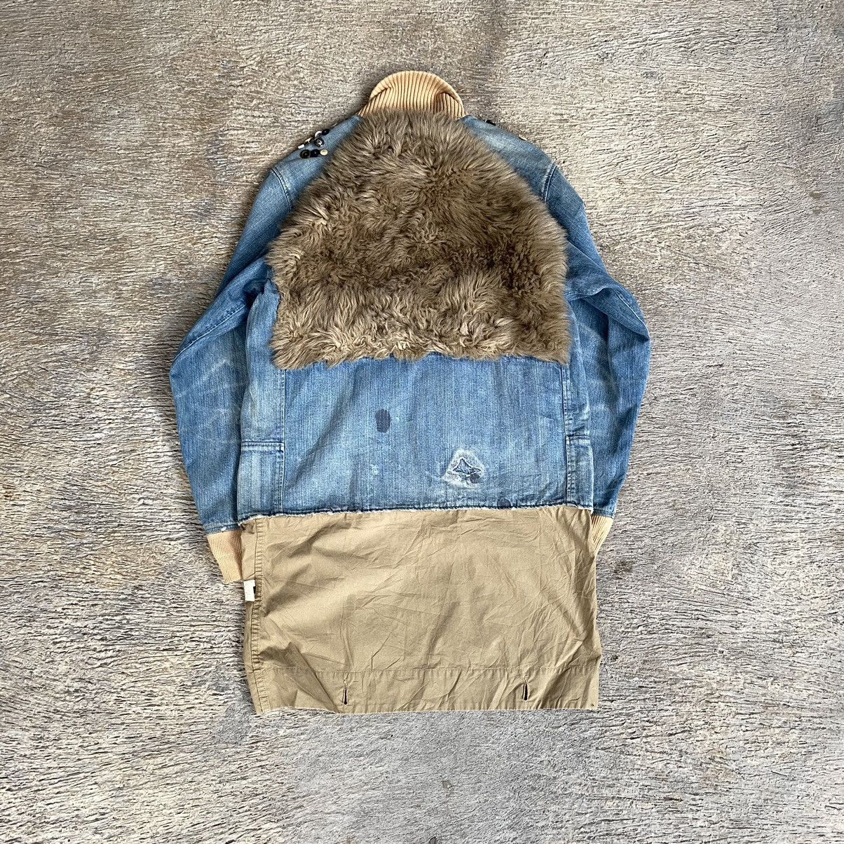 Kapital RARE Kapital Boro Fur Denim Jacket Size US M / EU 48-50 / 2 - 4 Thumbnail