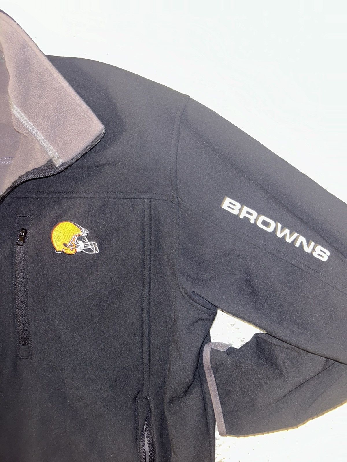 NFL Cleveland Browns NFL Bomber Zip Jacket Black, Men’s Large Size US L / EU 52-54 / 3 - 2 Thumbnail