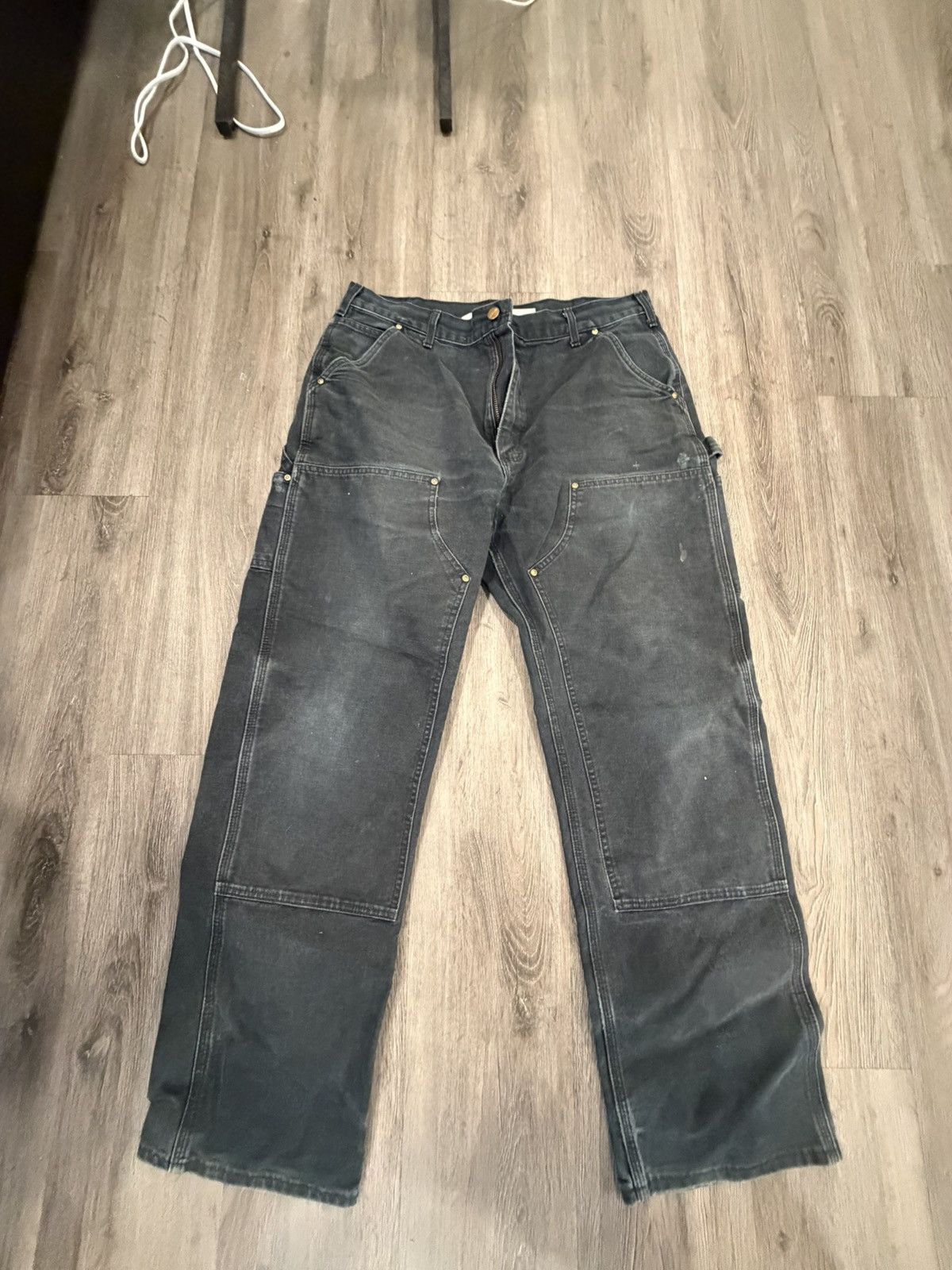 Carhartt Double Knee Carpenter Pant (36x32) Black