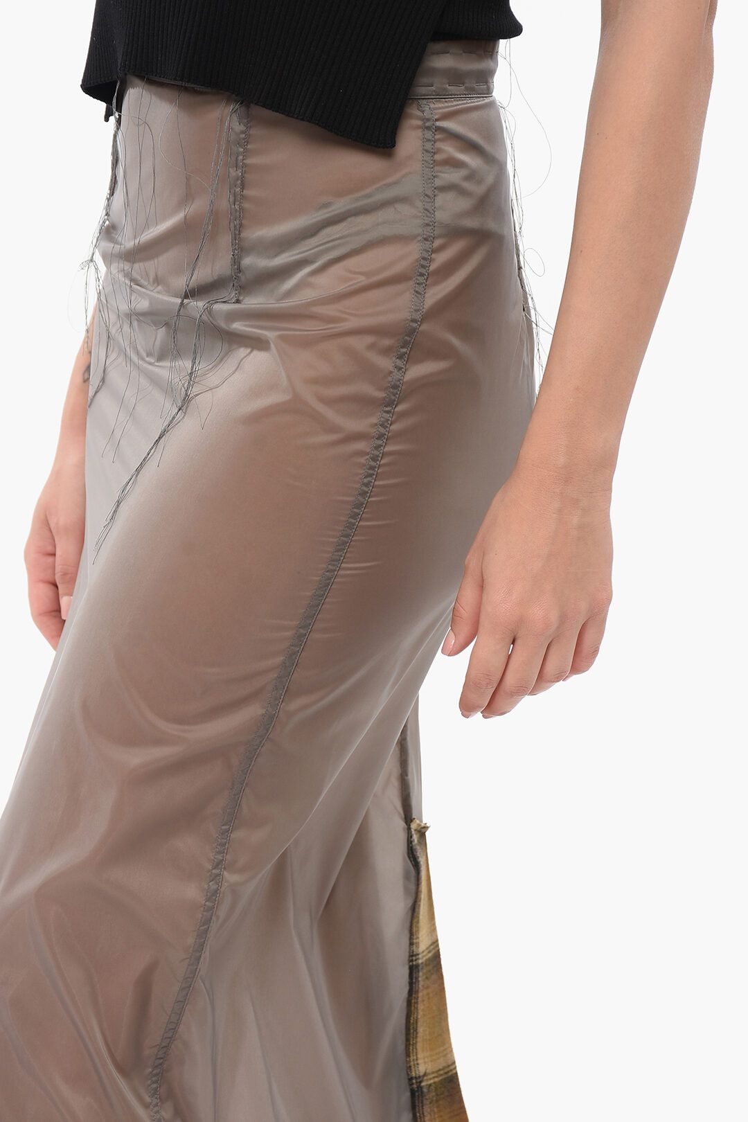 Maison Margiela og1mm0825 Pencil Skirt in Grey Size 30" / US 8 / IT 44 - 3 Thumbnail