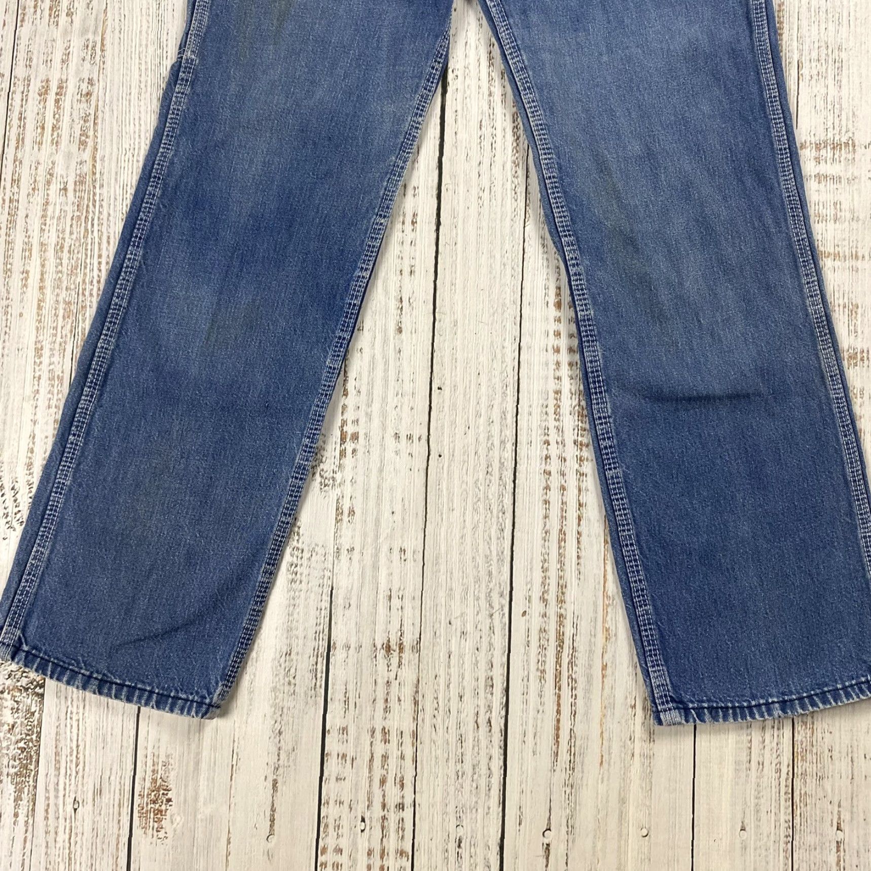 Vintage VINTAGE 70s SHED HOUSE Carpenter Jeans Denim 28x28 Unisex Mid Rise Distressed 80s Size US 28 / EU 44 - 3 Thumbnail