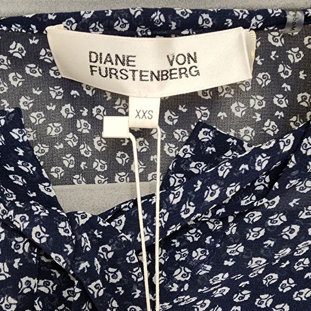 Diane von Furstenberg NWT Diane Von Furstenburg Blouse Size XXS / US 00 / IT 34 - 6 Thumbnail