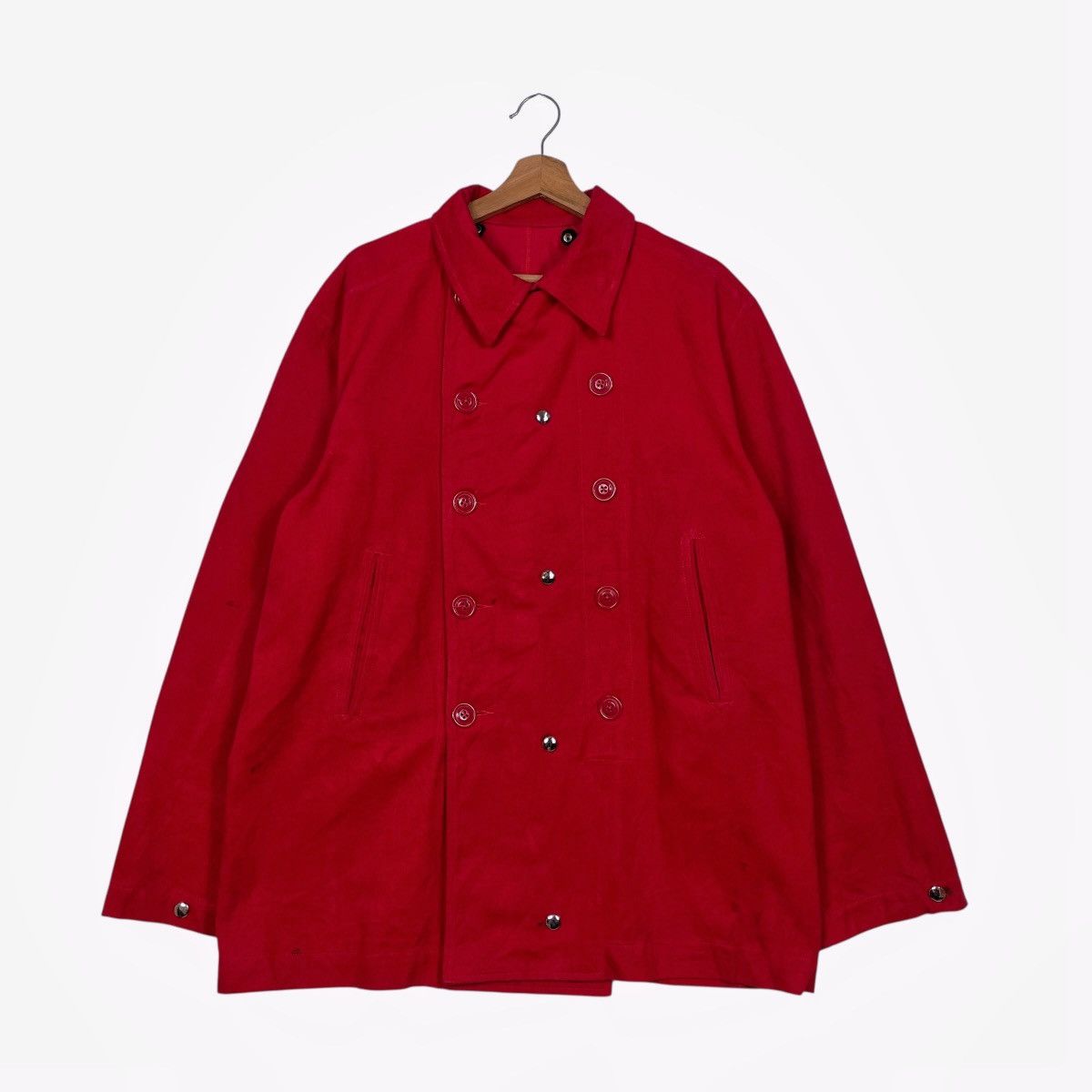 Engineered Garments Engineered Garments Red Double Breasted Jacket Size US M / EU 48-50 / 2 - 1 Thumbnail